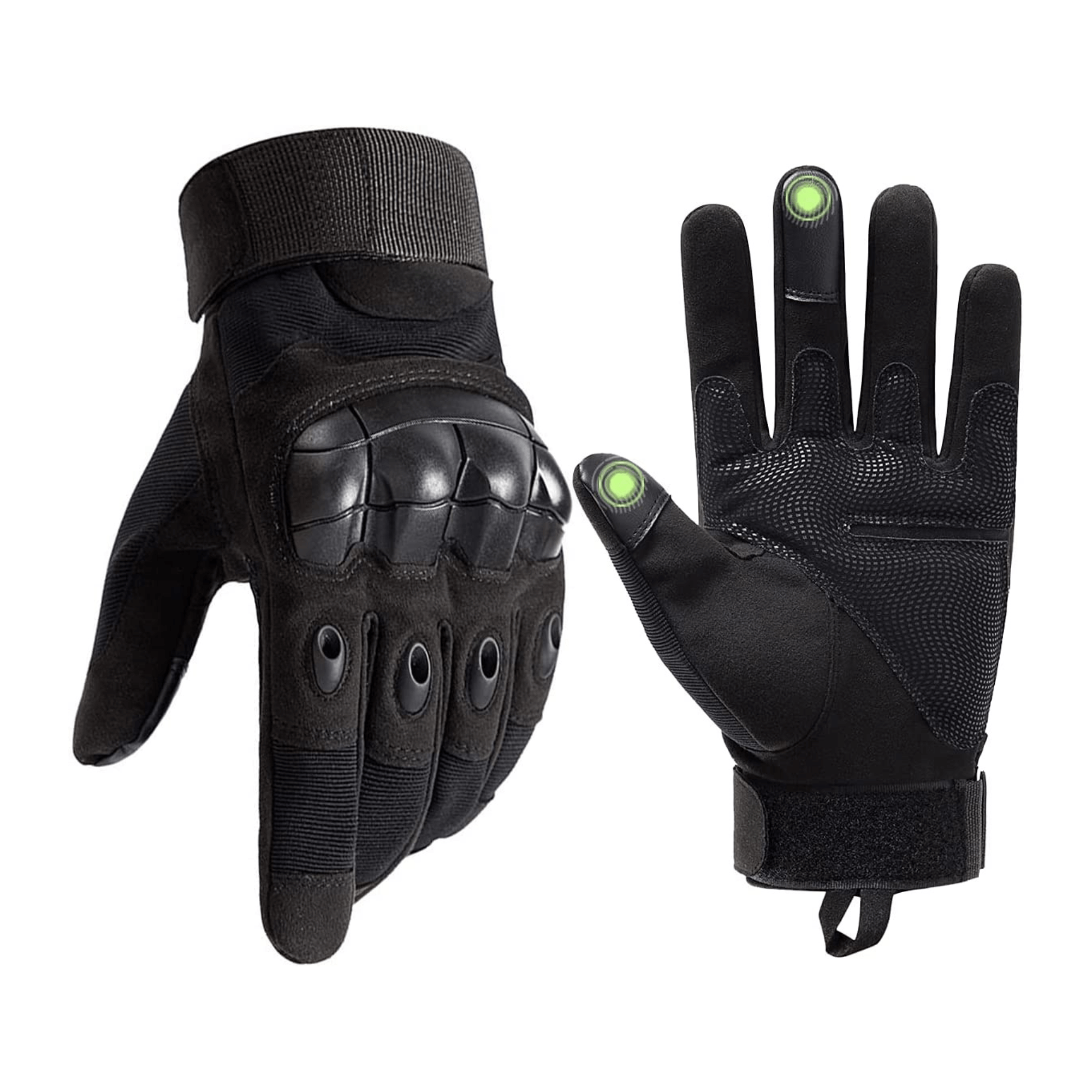 Tactical Military Airsoft Gloves for Outdoor Sports, Paintball, and Motorcycling with Touchscreen Fingertip Capability by Jupiter Gear