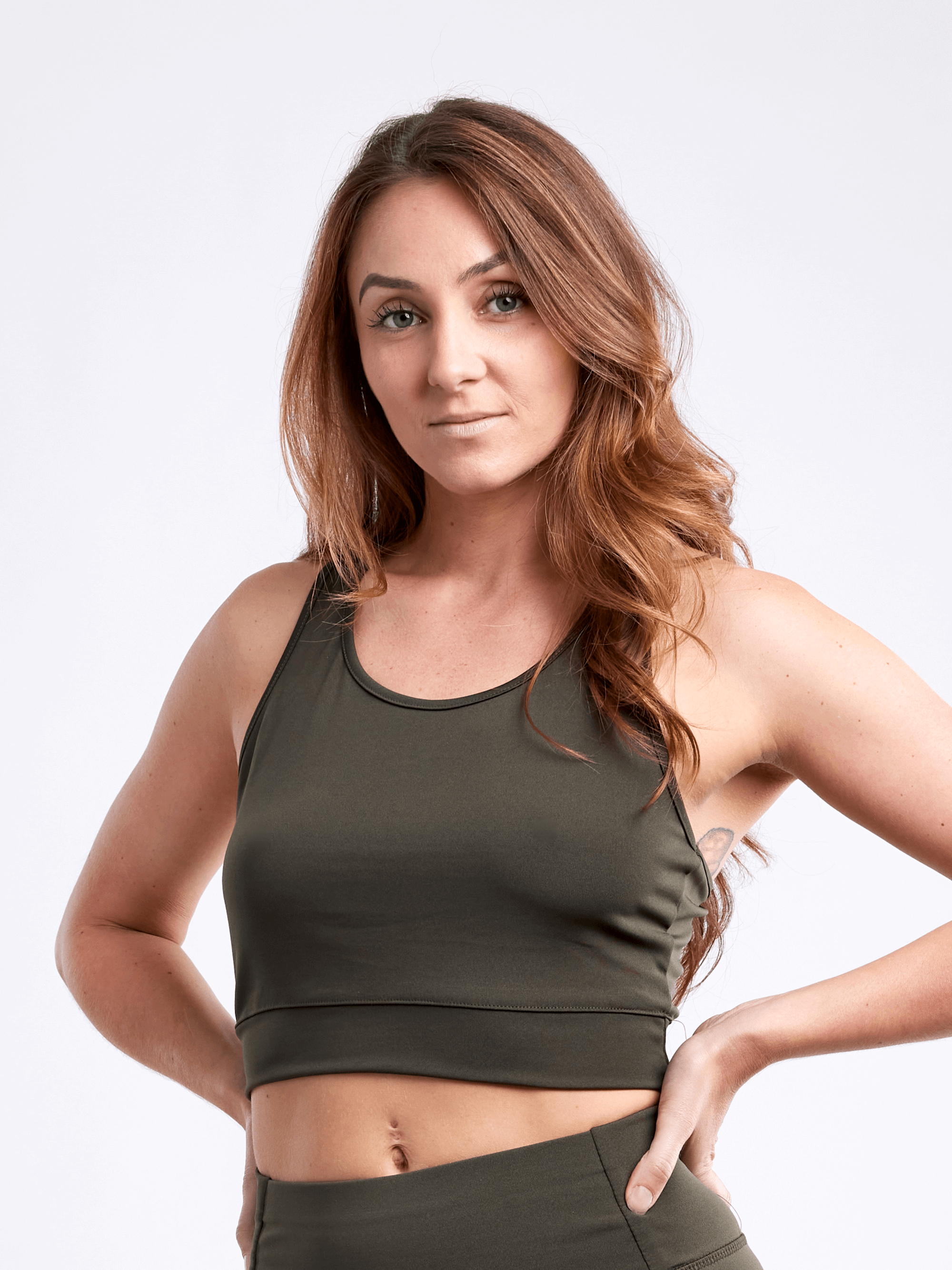 JupiterGear Racerback Lightweight Training Crop Tank Top by Jupiter Gear