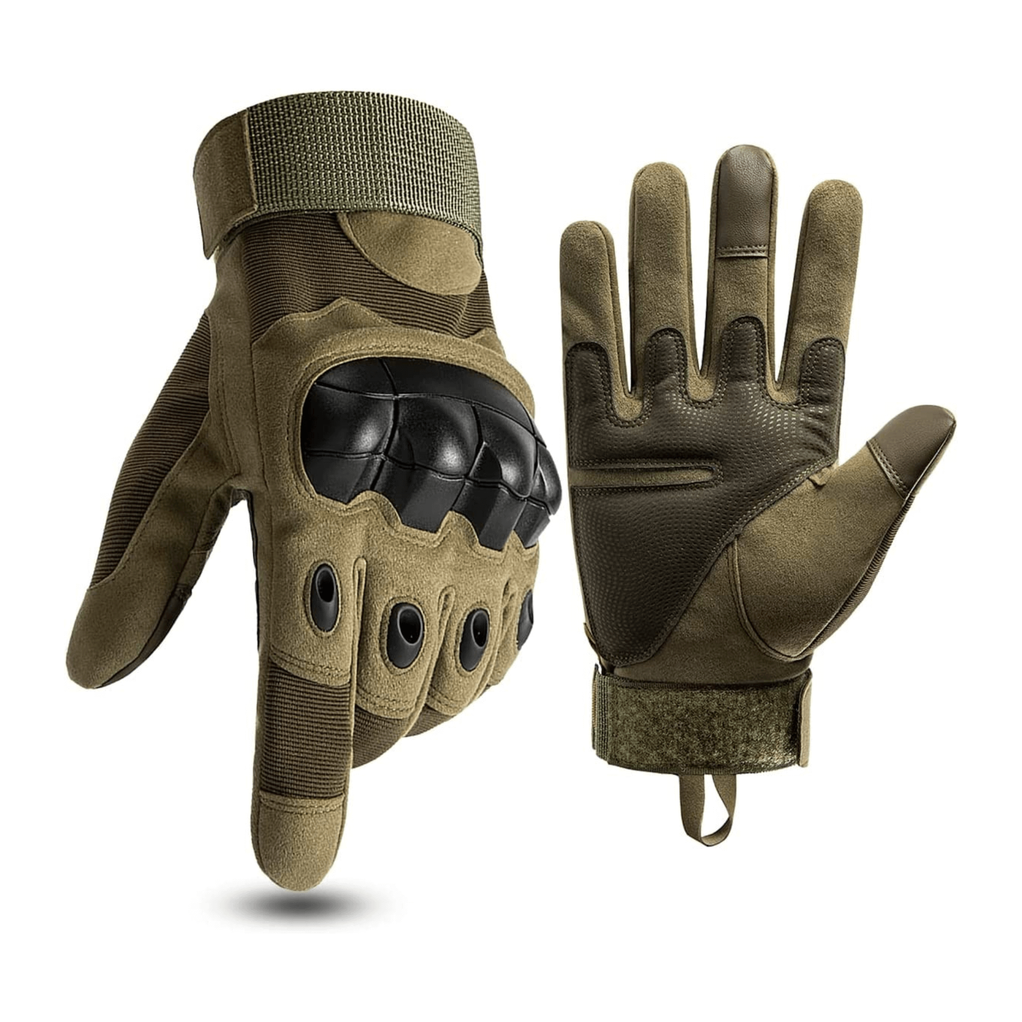 Tactical Military Airsoft Gloves for Outdoor Sports, Paintball, and Motorcycling with Touchscreen Fingertip Capability by Jupiter Gear