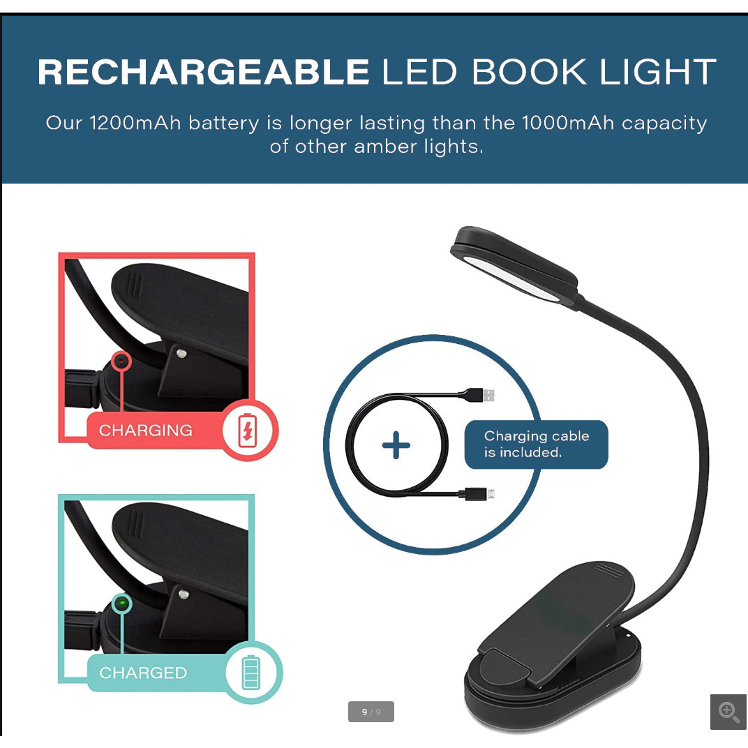 NEW Orange Glow Reading light Red Light Wild Foods