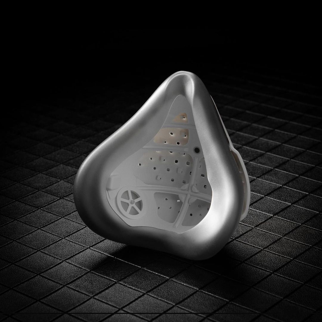 V1.2 - Pure O2 Curve Respirator w/ 3 Filters & Travel Pouch & Earloop Straps by O2Canada.com