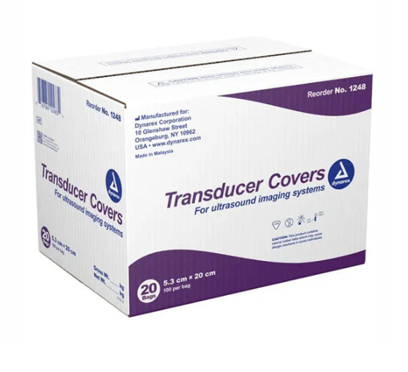 Dynarex Transducer Covers - 100ea/bx, 20bxs/case (2000 Count)
