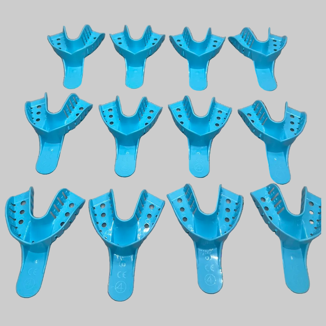 Disposable Dental Bite Trays impression trays 12pcs