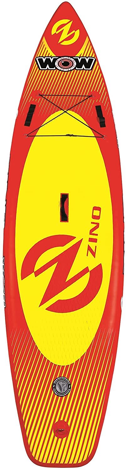 WOW Sports 11' Zino Stand Up Inflatable Paddleboard SUP Package with Cup Holder (21-3020) by Jupiter Gear