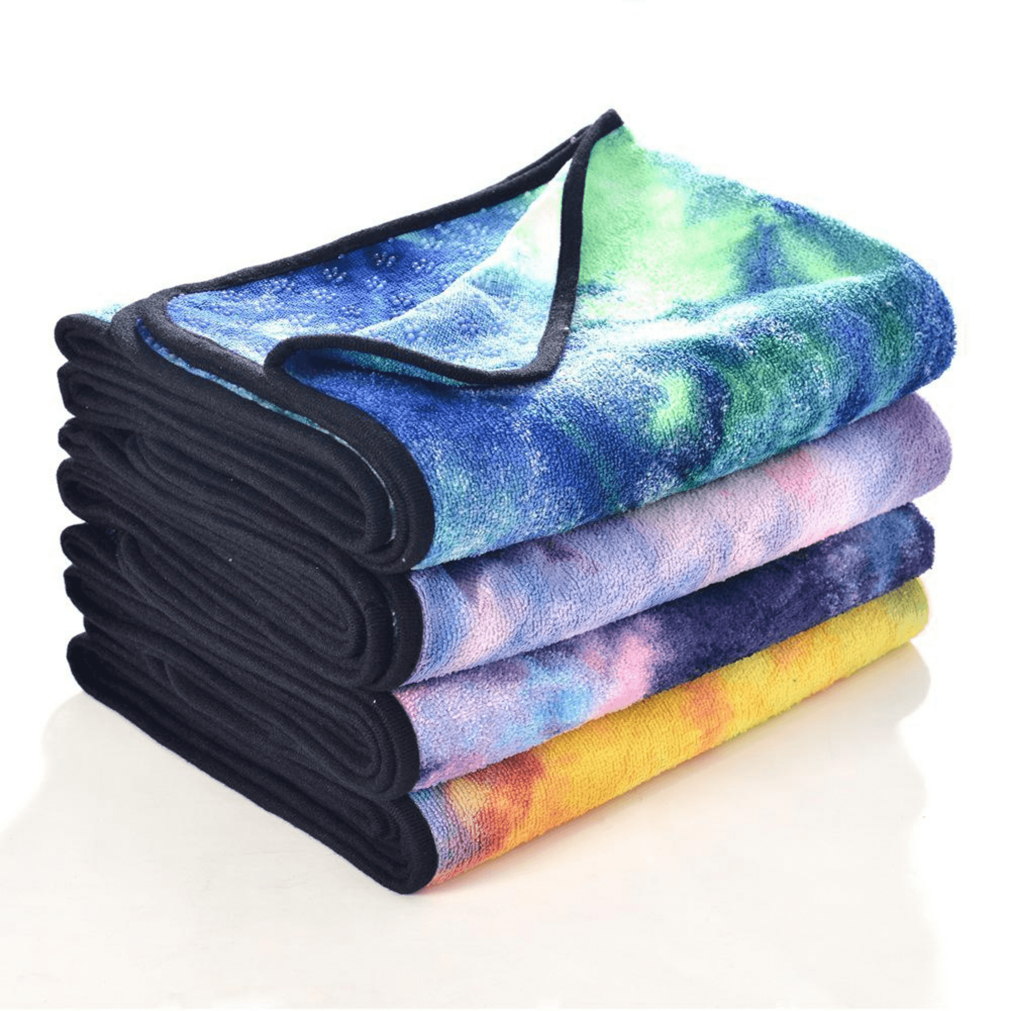 JupiterGear Tie Dye Yoga Mat Towel with Slip-Resistant Grip Dots by Jupiter Gear