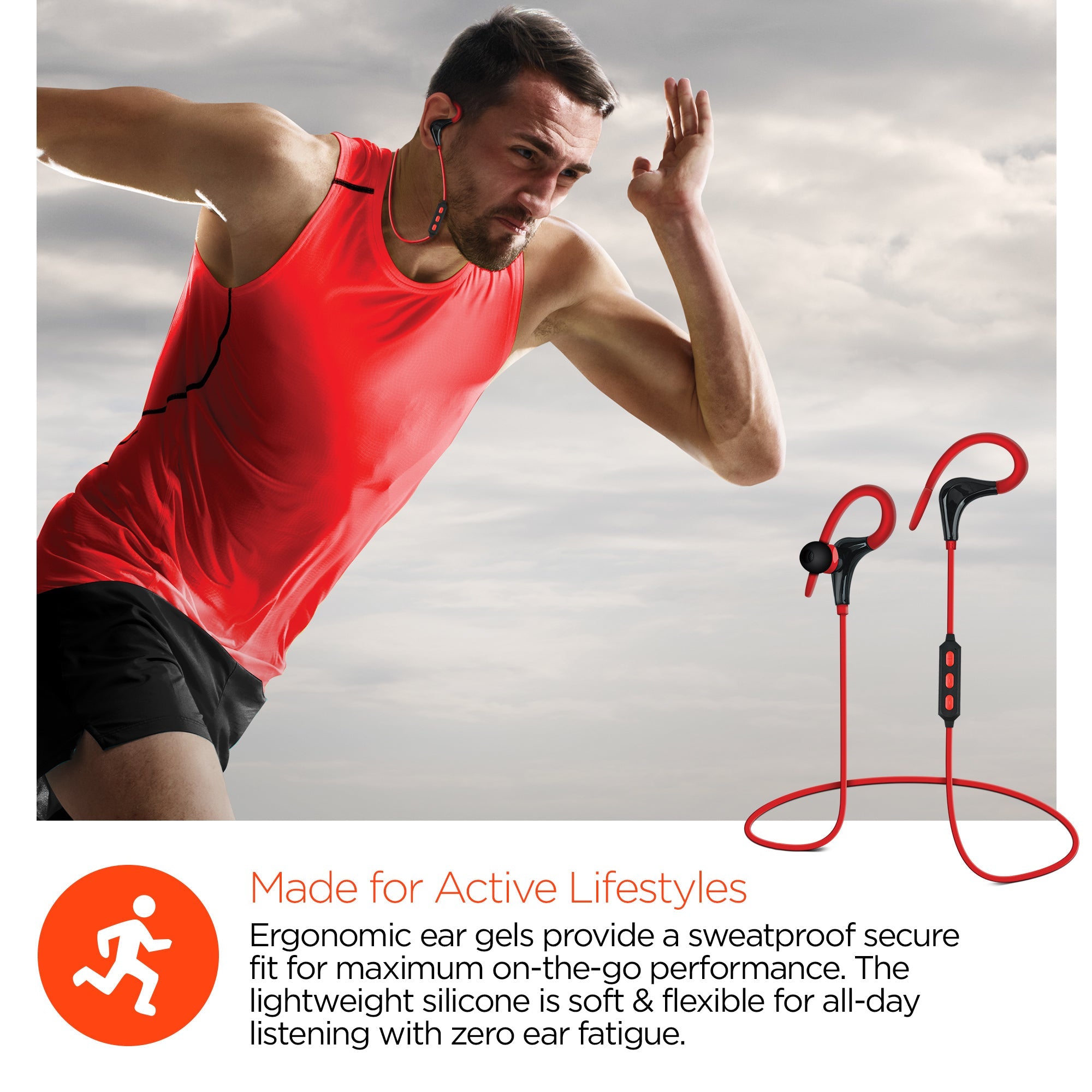 HyperGear Marathon Sport Wireless Bluetooth Earphones by Jupiter Gear