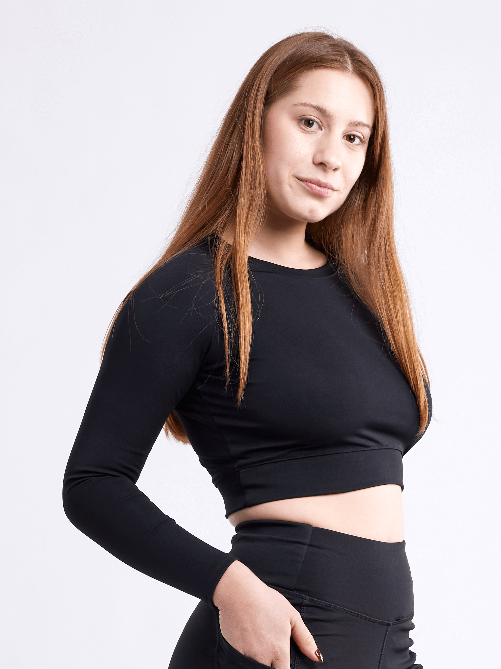 JupiterGear Long-Sleeve Crop Top by Jupiter Gear