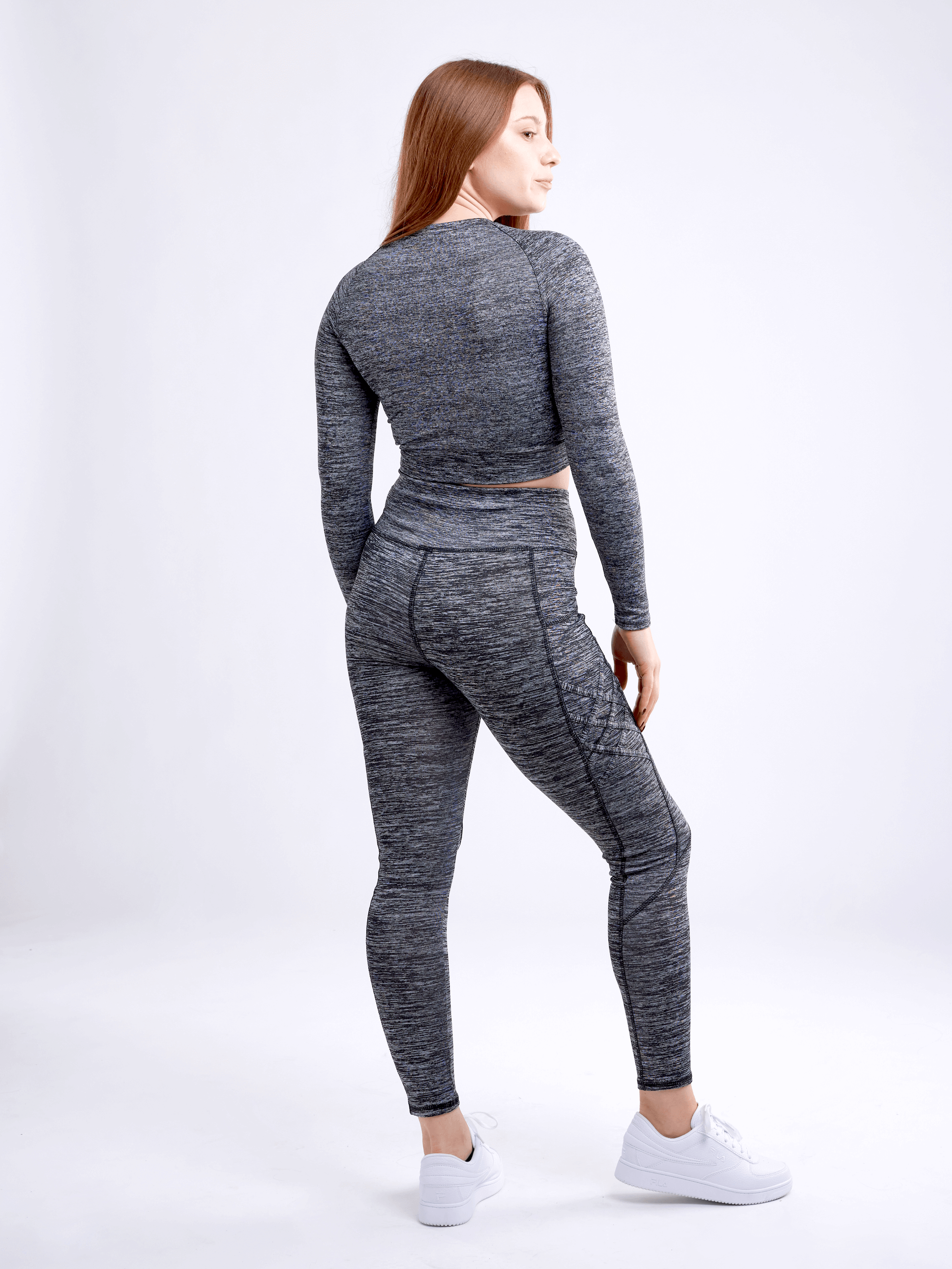 JupiterGear High-Waisted Criss-Cross Training Leggings with Hip Pockets by Jupiter Gear
