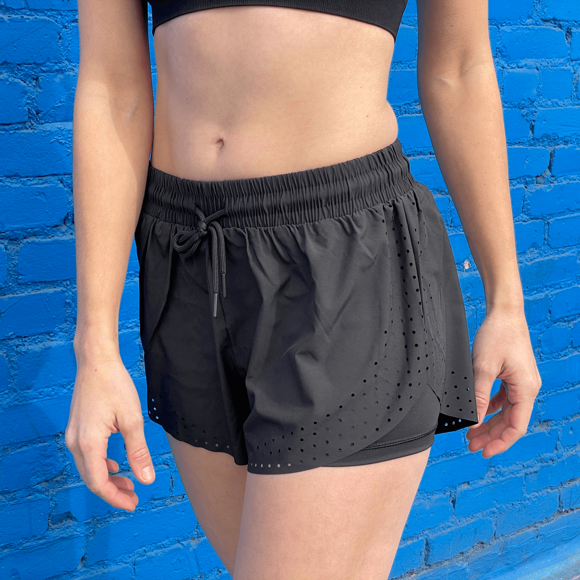 Arielle Athletic Shorts with Built-In Compression by Jupiter Gear