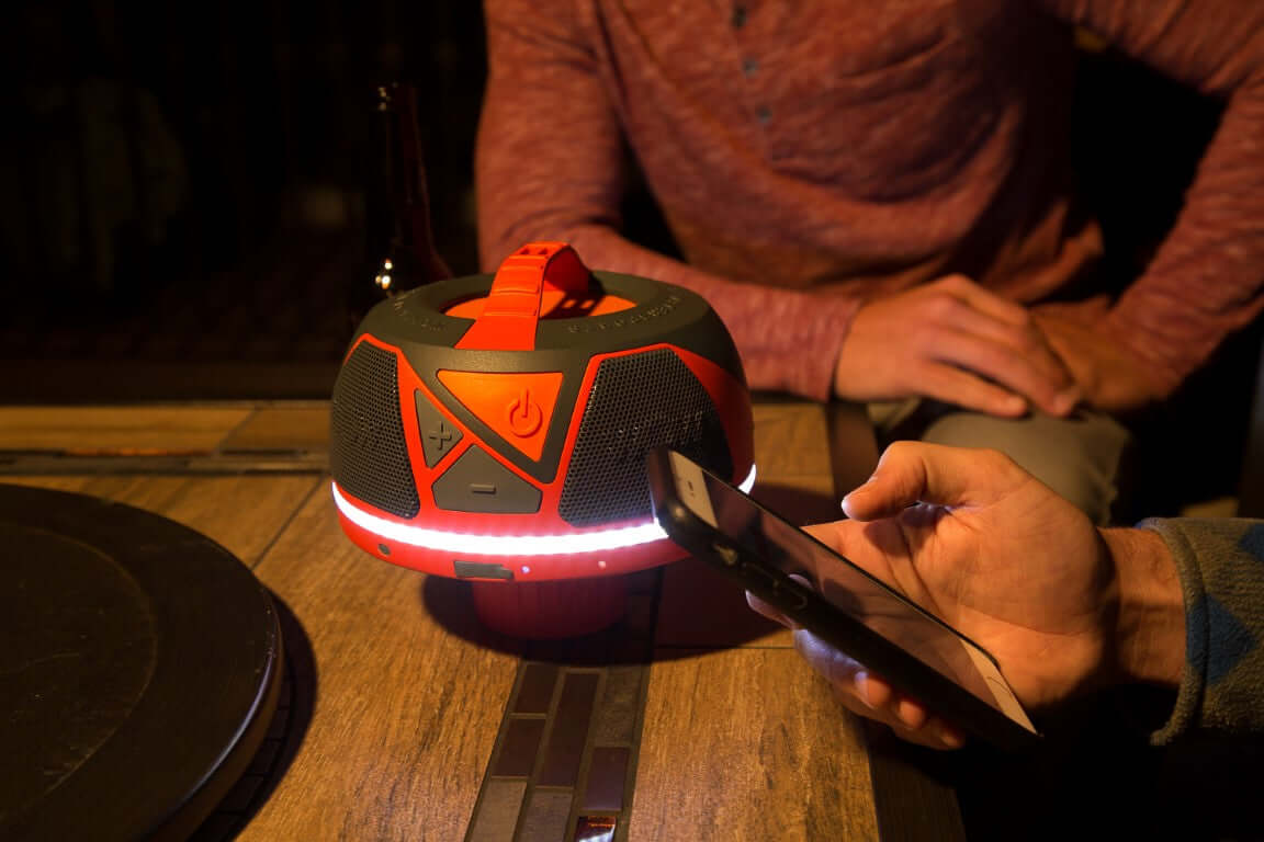 WOW Sports WOW-SOUND Floating Waterproof Stereo Bluetooth Speaker by Jupiter Gear