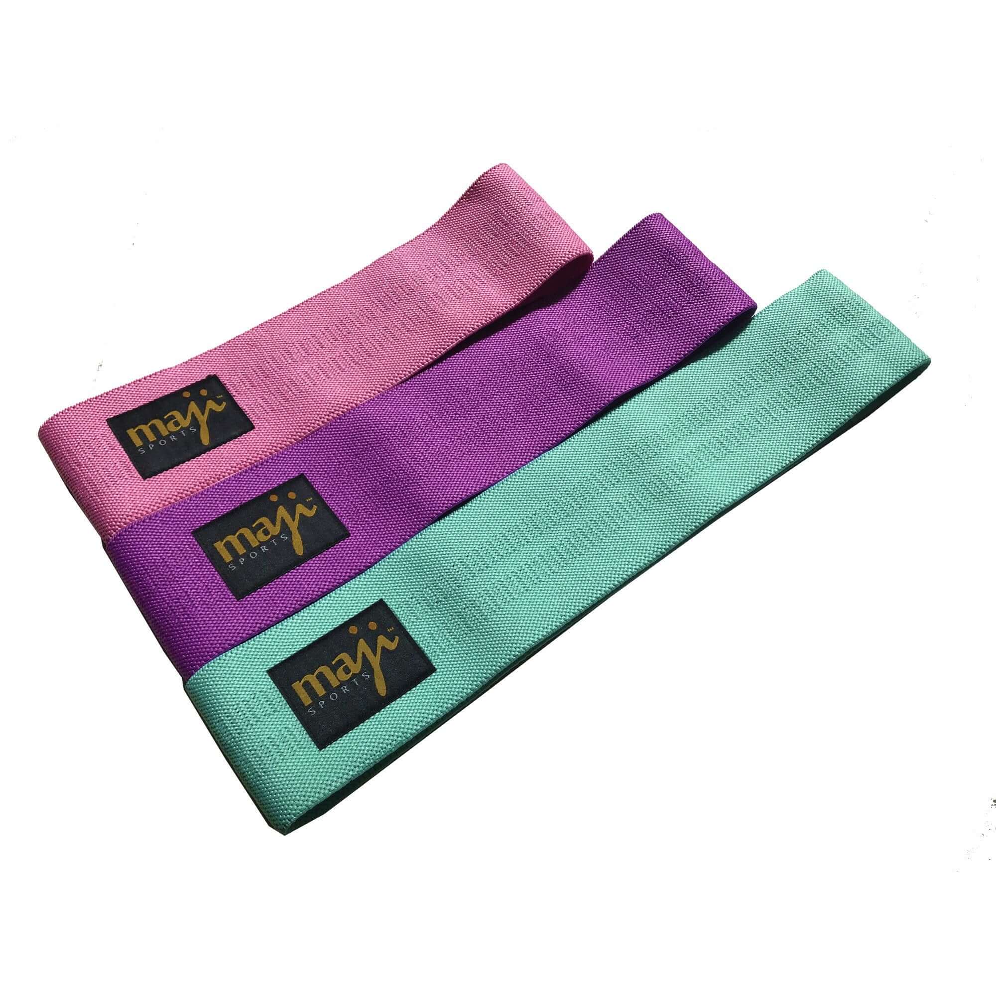 Pack Of Three Multi-Color Booty Bands - 3 Sizes 3 Weights by Jupiter Gear