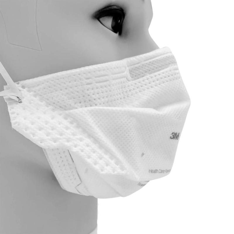 3M 400pcs VFlex 1804 Particulate Respirator N95 Face Mask, Regular Size, Individually wrapped & Flat Fold