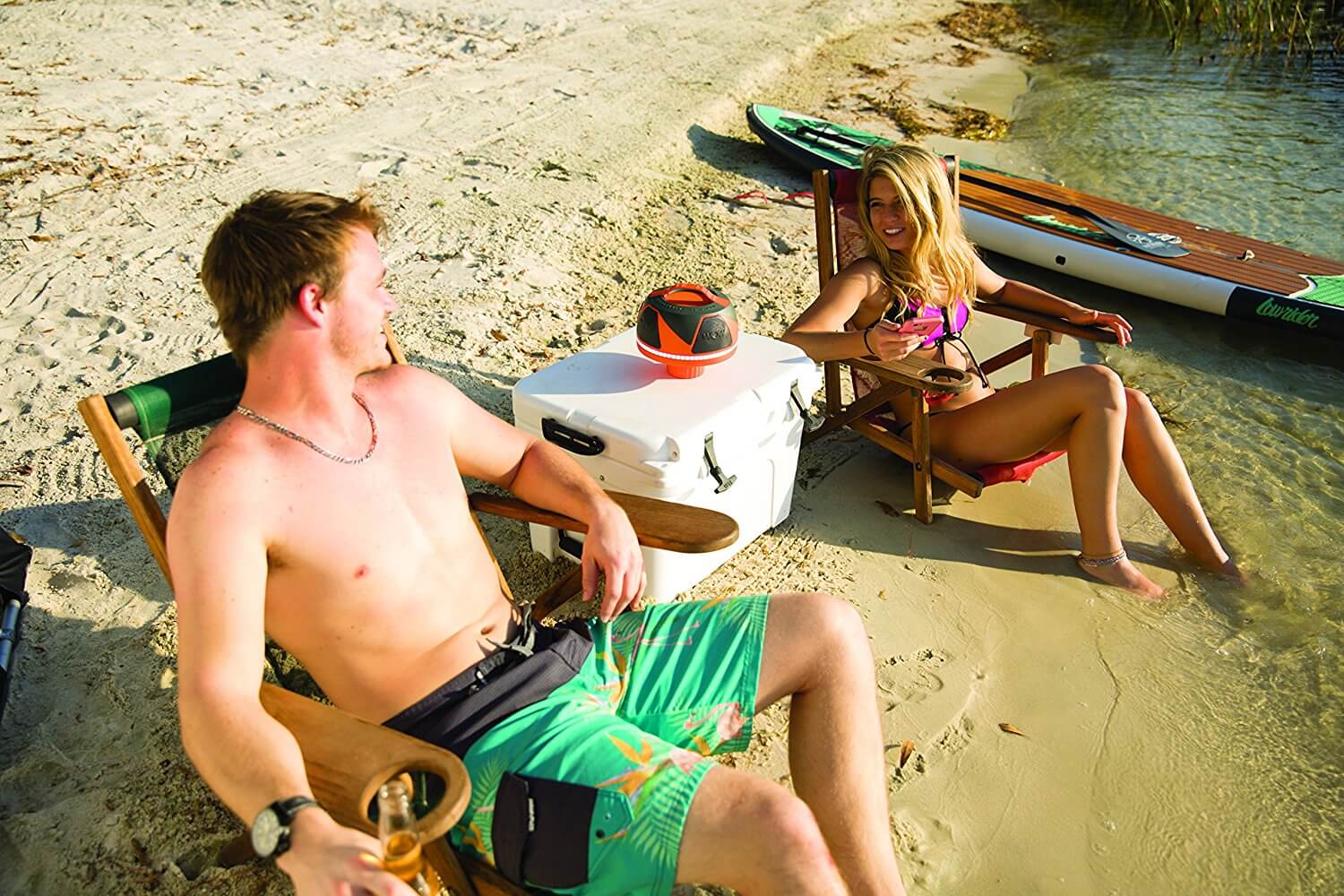 WOW Sports WOW-SOUND Floating Waterproof Stereo Bluetooth Speaker by Jupiter Gear