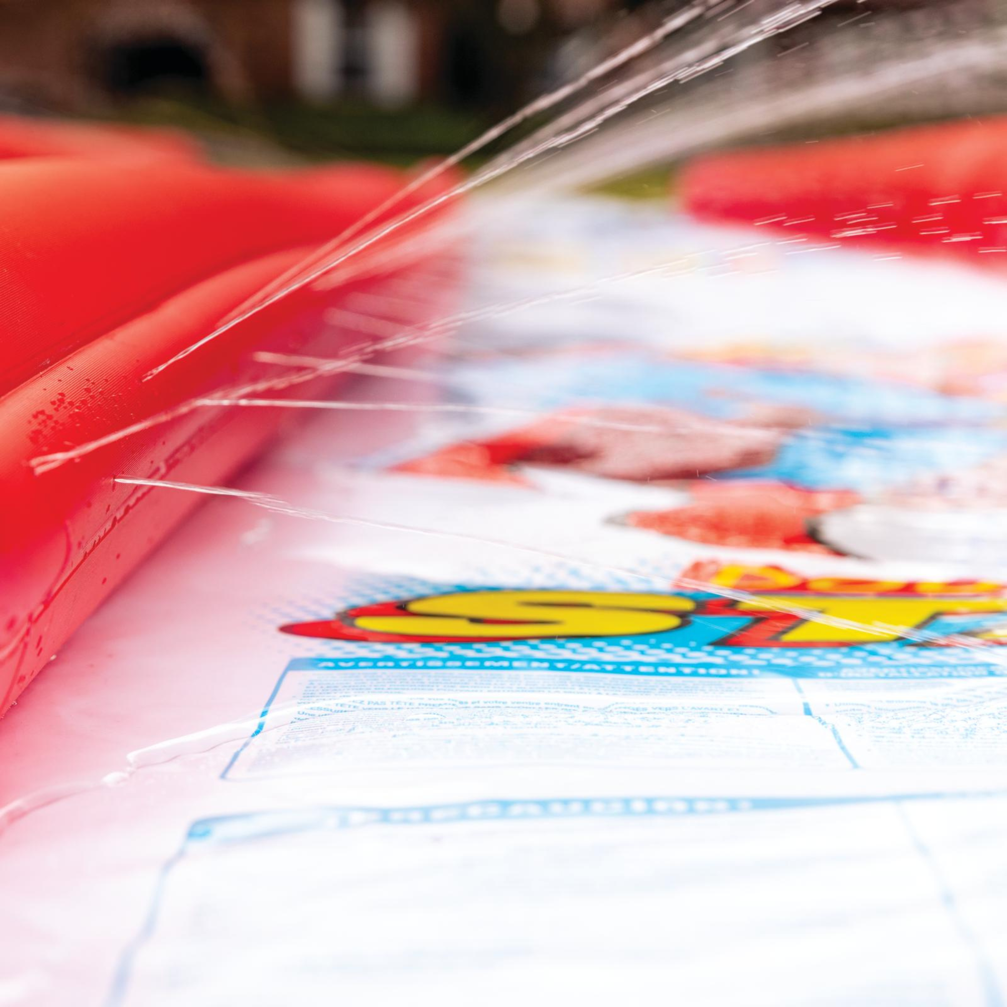 WOW Sports DC Comics Flash vs Superman Lawn Slide by Jupiter Gear