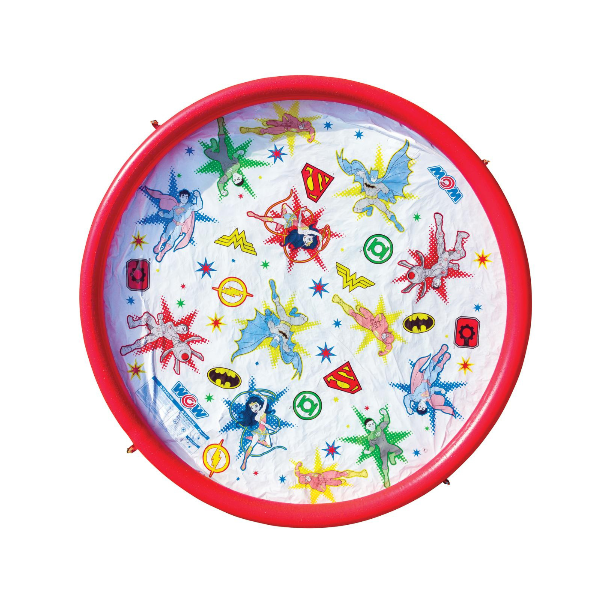 WOW Sports DC Comics Justice League 12ft Splash Pad and Wading Pool by Jupiter Gear