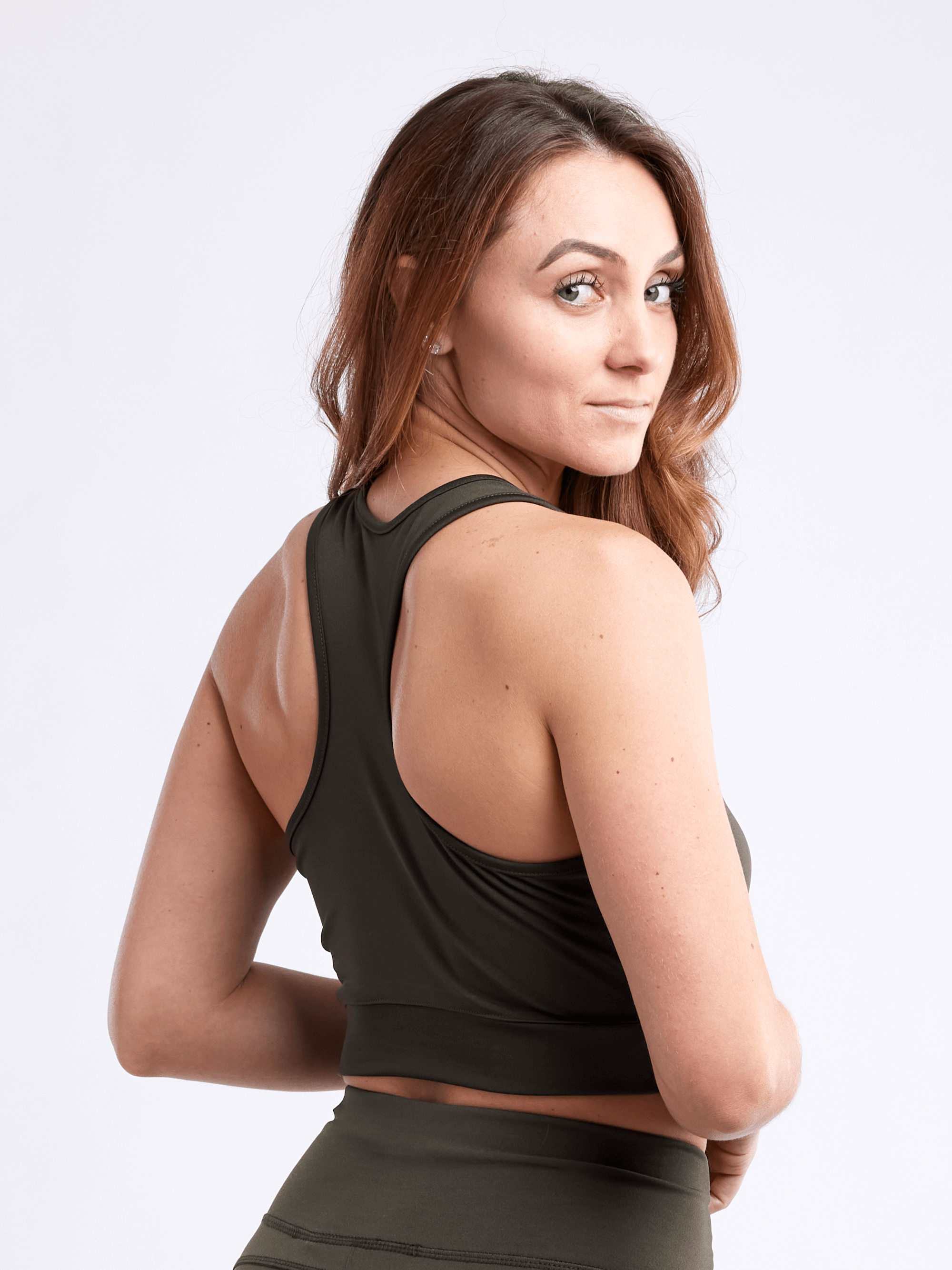 JupiterGear Racerback Lightweight Training Crop Tank Top by Jupiter Gear