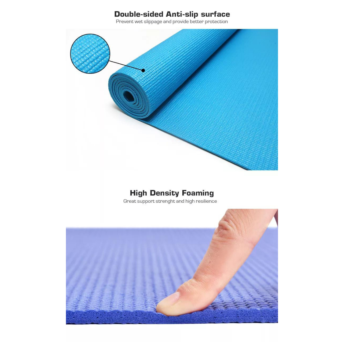 JupiterGear Performance Yoga Mat with Carrying Straps by Jupiter Gear