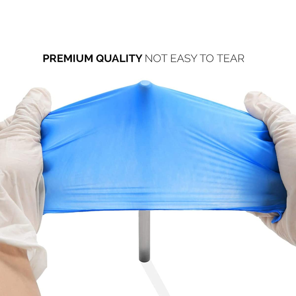 Basic Medical Synmax Nitrile-Vinyl blend Blue Exam Gloves Powder Free, Latex Free 1000 count