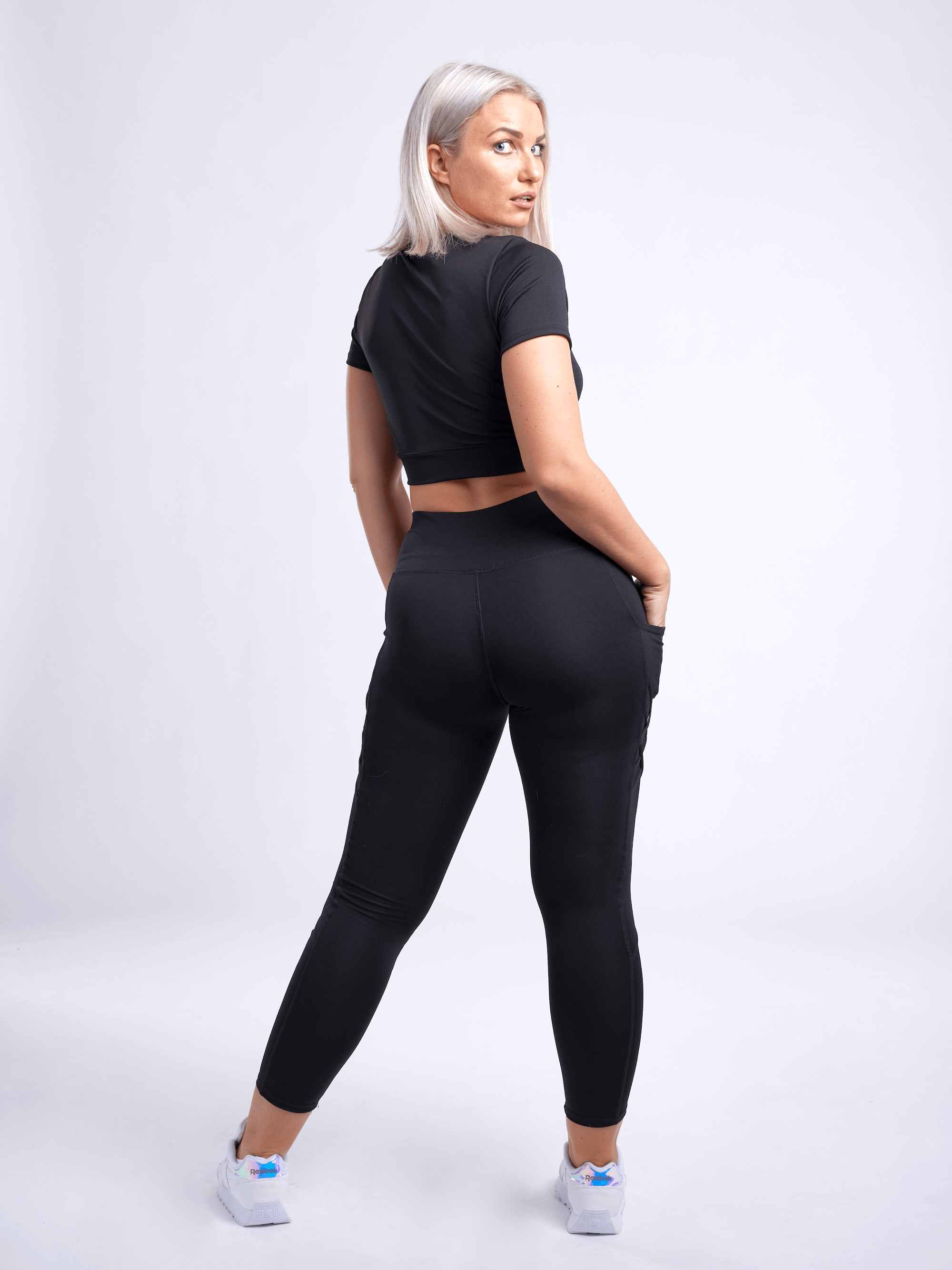JupiterGear High-Waisted Criss-Cross Training Leggings with Hip Pockets by Jupiter Gear