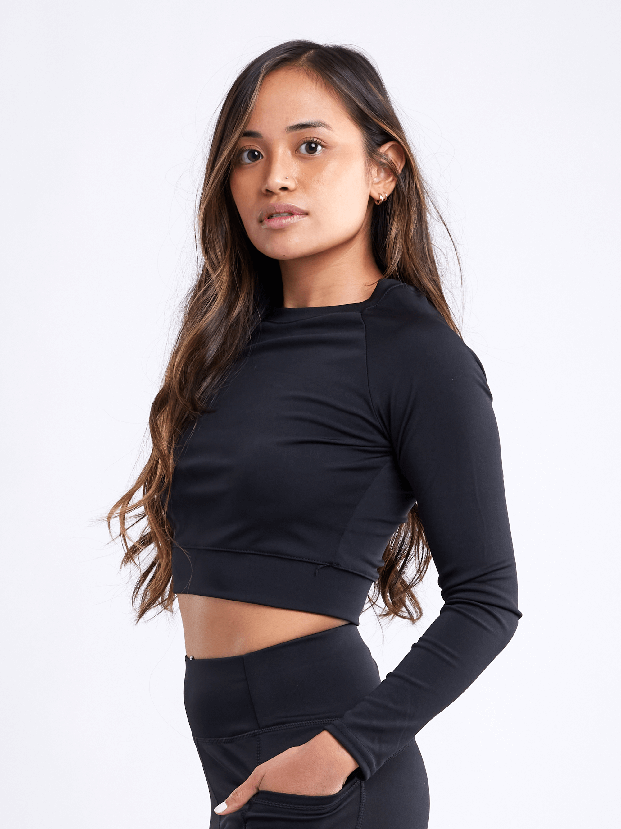 JupiterGear Long-Sleeve Crop Top by Jupiter Gear