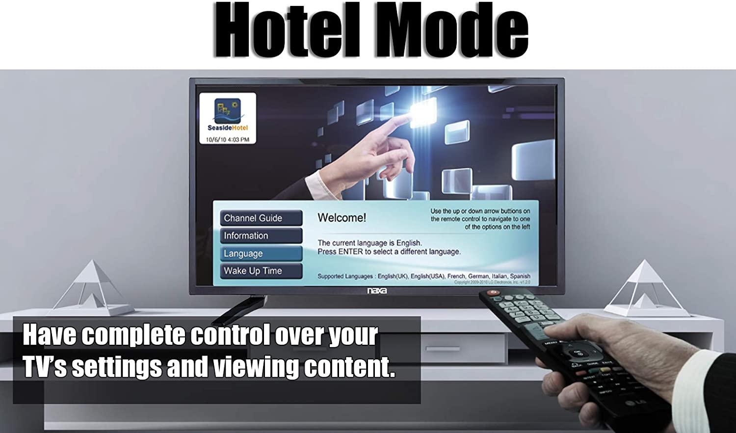 Naxa 32" LED HDTV with DVD and Media Player with USB, SD Card Reader and HDMI by Jupiter Gear