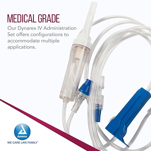 Dynarex IV Administration Sets (50 Count)