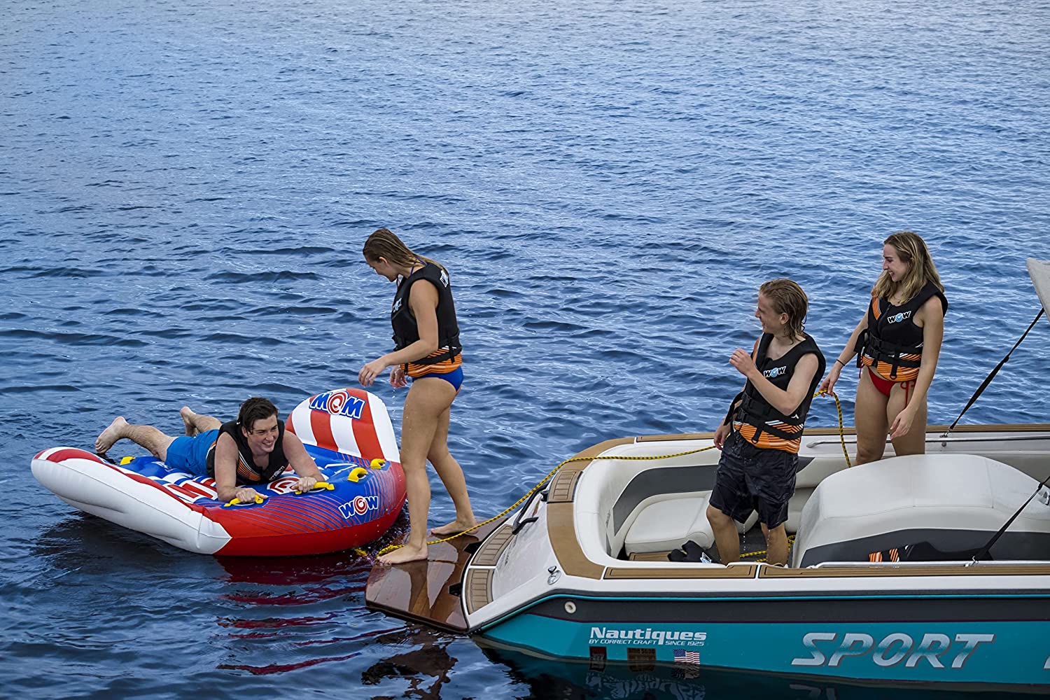 WOW Sports Javelin 2 Person 2P Towable (22-WTO-3974) by Jupiter Gear