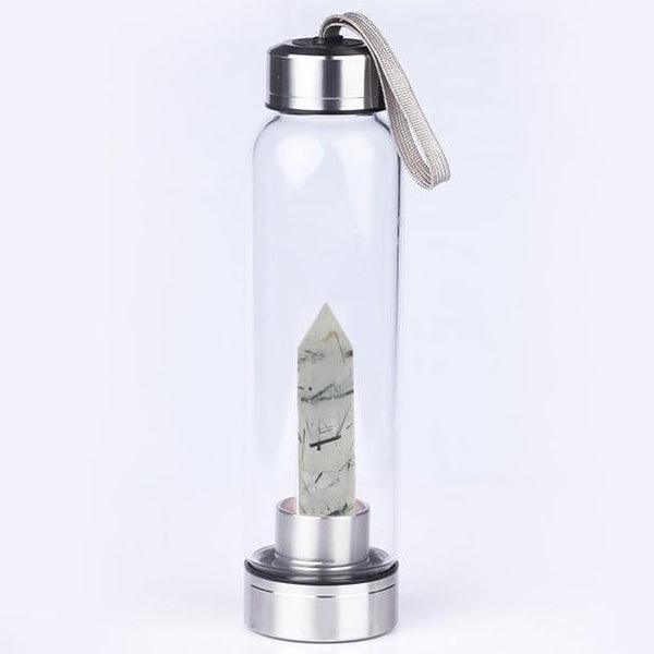 Pure Essence Natural Stone Infused Water In Glass Bottle Vista Shops