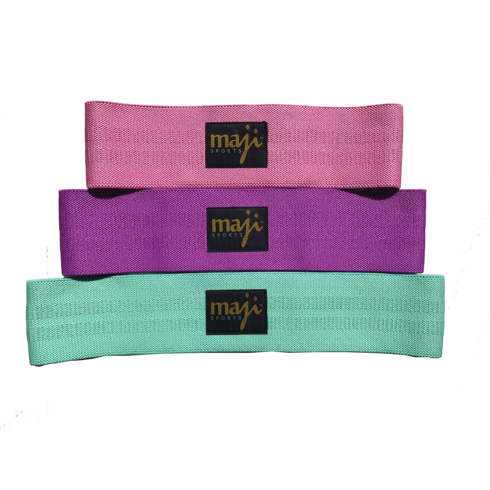 Pack Of Three Multi-Color Booty Bands - 3 Sizes 3 Weights by Jupiter Gear