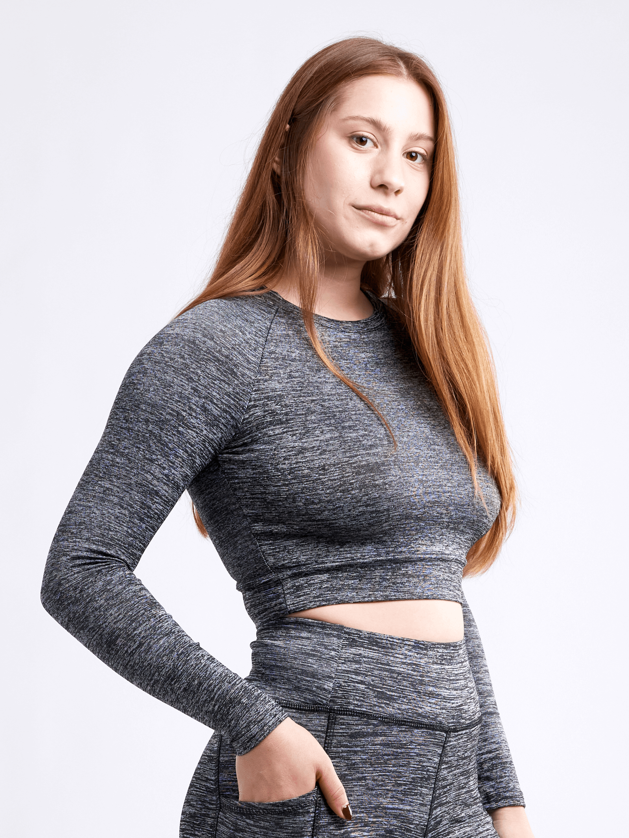 JupiterGear Long-Sleeve Crop Top by Jupiter Gear