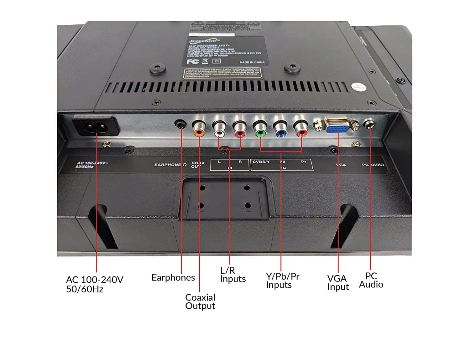24" Supersonic 12 Volt AC/DC Widescreen LED HDTV with USB, SD Card Reader and HDMI by Jupiter Gear
