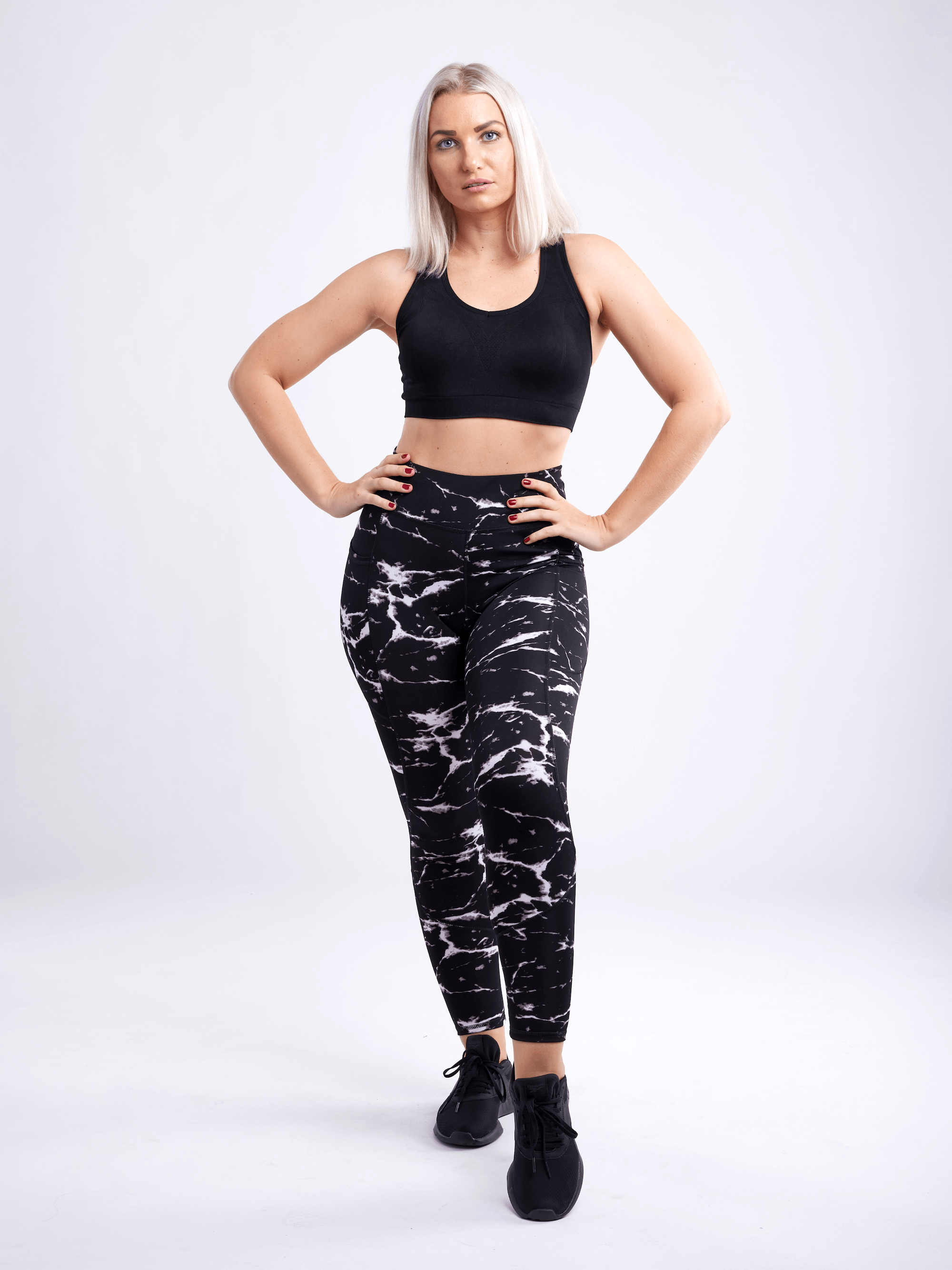 JupiterGear High-Waisted Classic Gym Leggings with Side Pockets by Jupiter Gear