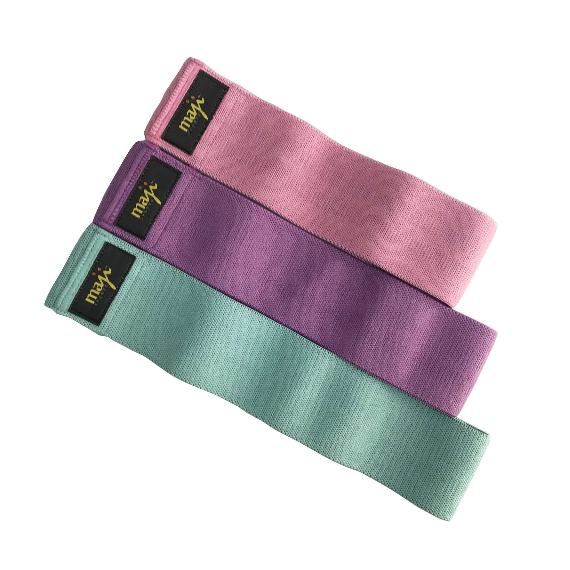 Pack of Three Booty Bands - 3 Sizes 3 Weights by Jupiter Gear