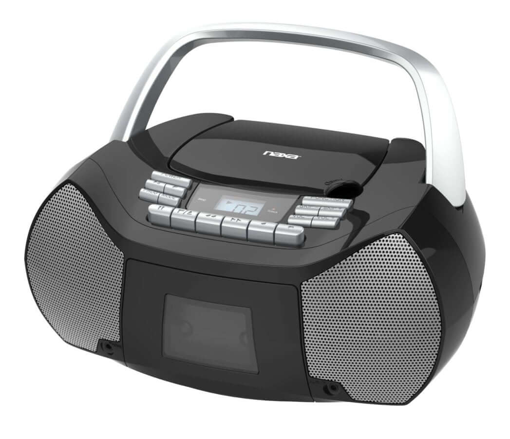 Naxa Portable CD/Cassette Boombox by Jupiter Gear