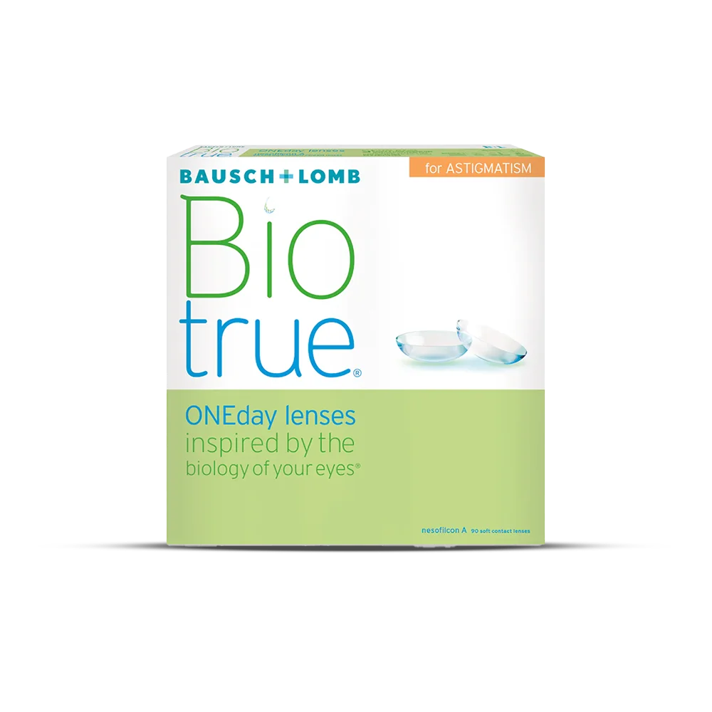 Bausch & Lomb Biotrue ONEday Astig 90pk by Fresh Lens sold by Fresh Lens | CanadianContactLenses.com