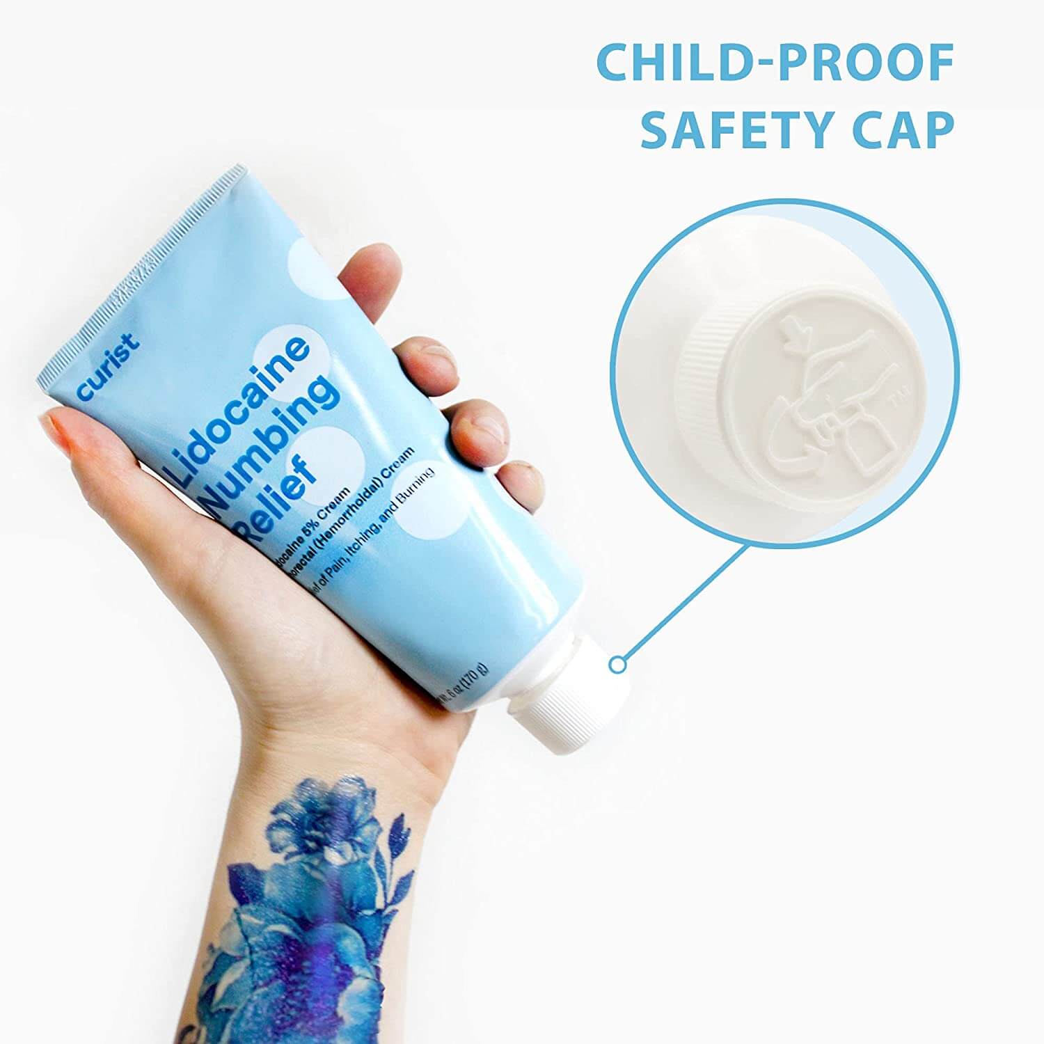 lidocaine safety cap child resistant