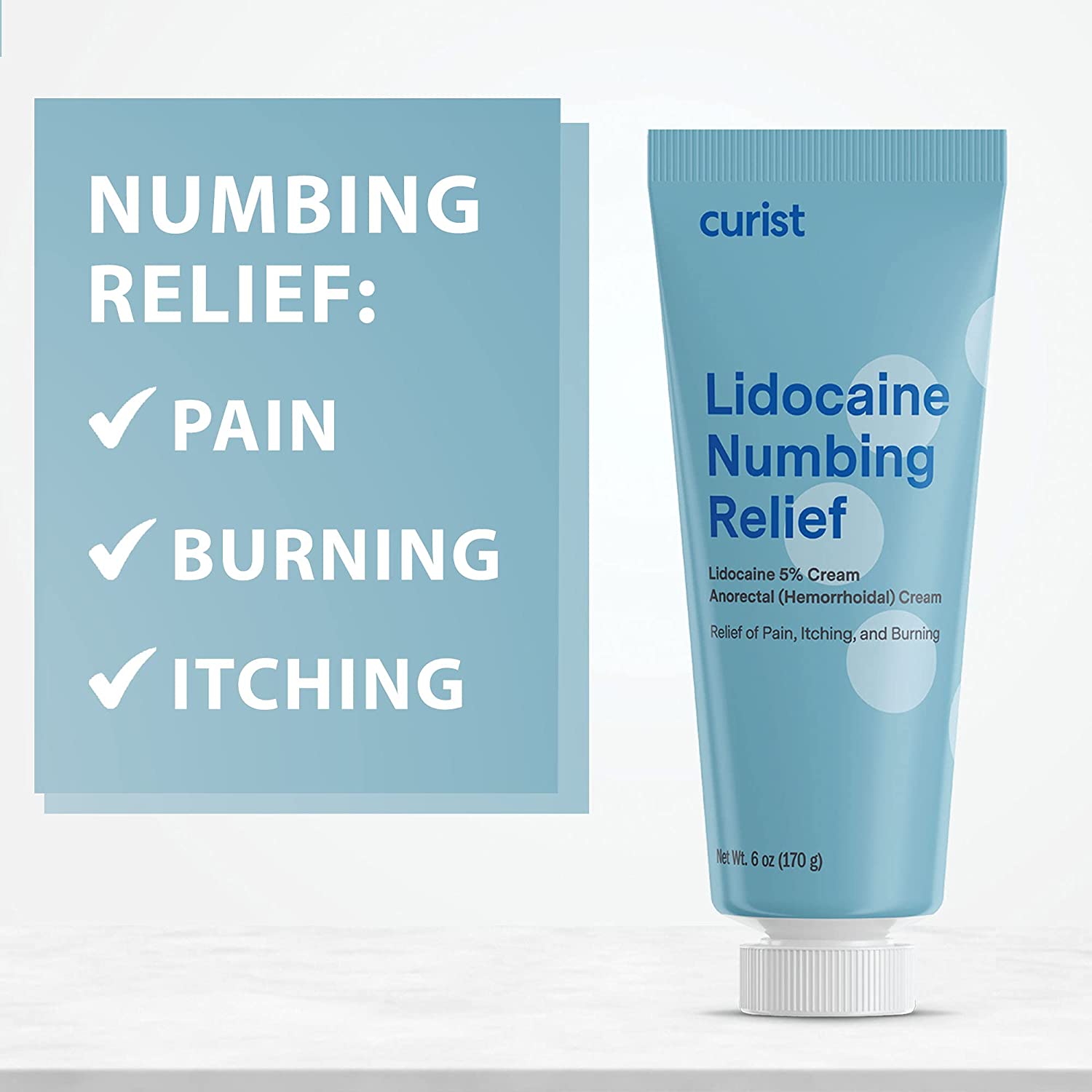 lidocaine relief relief of pain burning itching