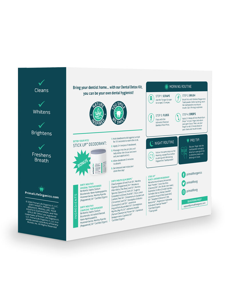 Dental DETOX KIT by Primal Life Organic II LLC