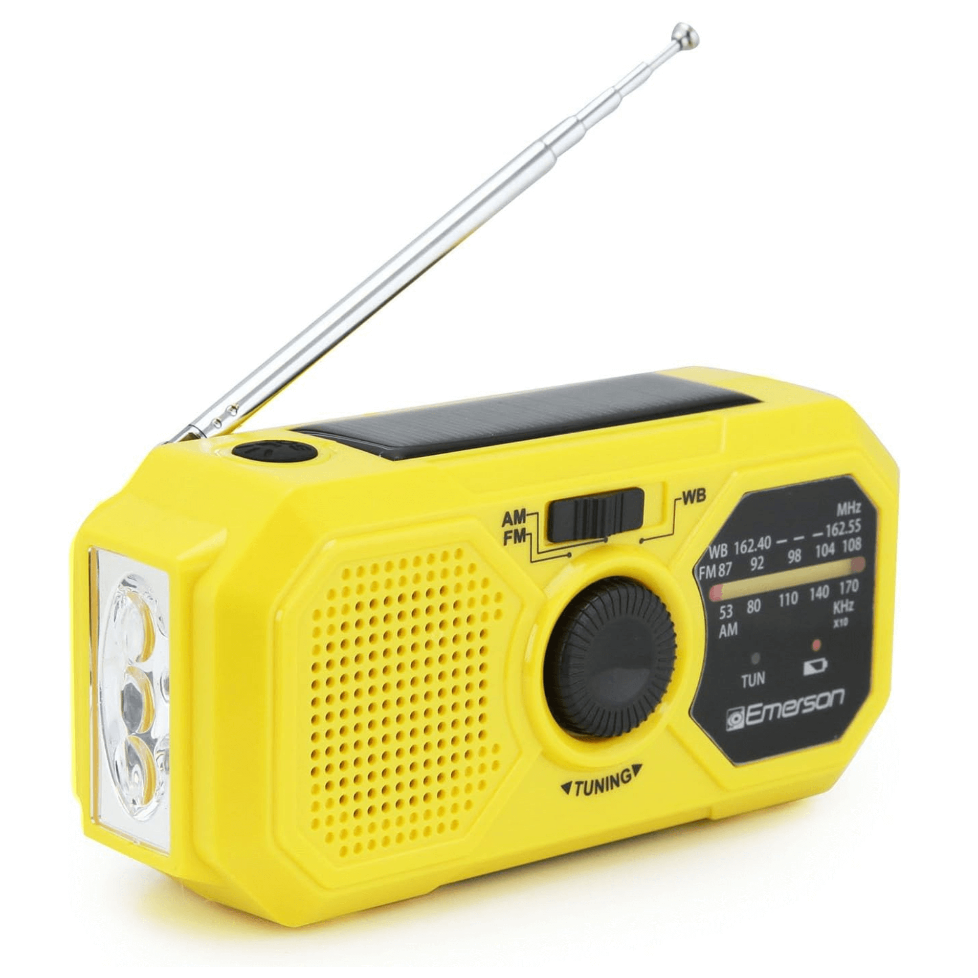 Emerson Emergency AM / FM Radio with Weather Band / Flashlight / Power Bank by Jupiter Gear