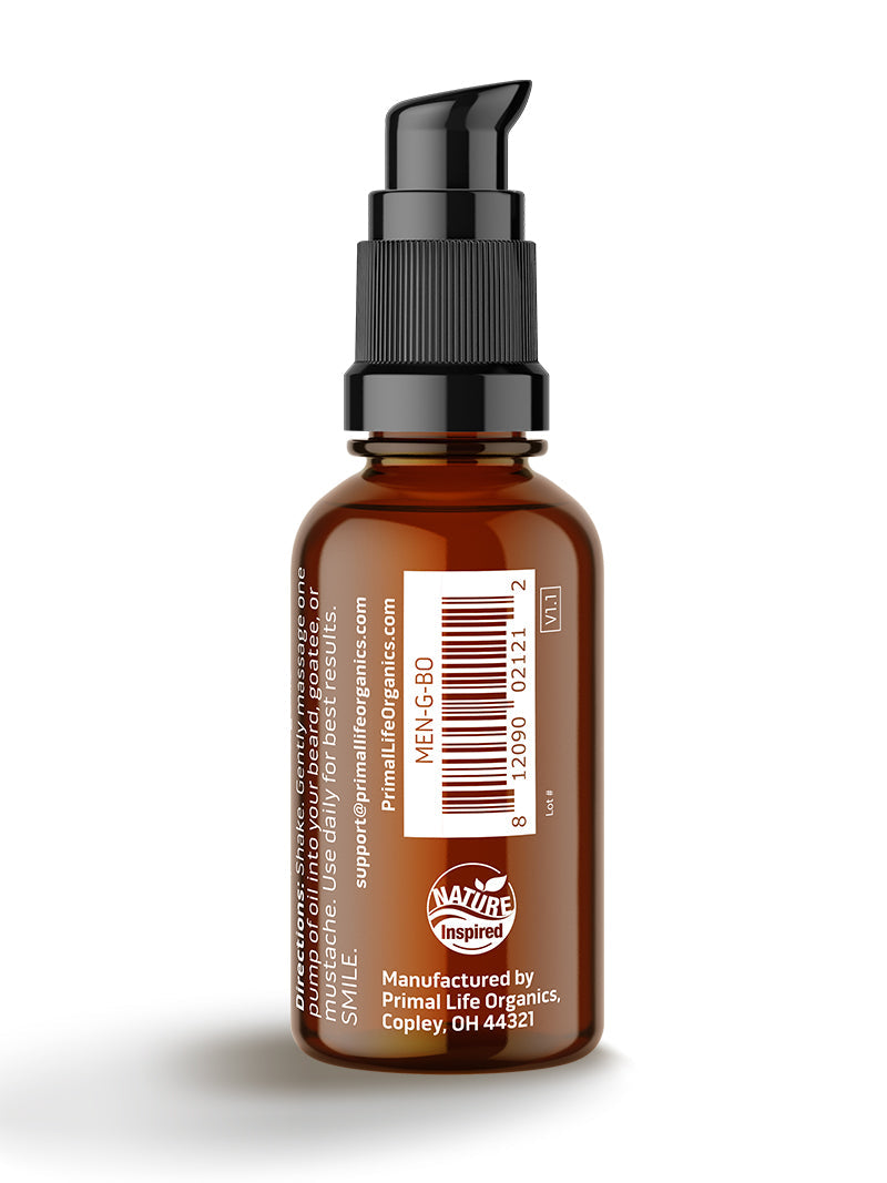 Beard Oil, Gruff by Primal Life Organic II LLC