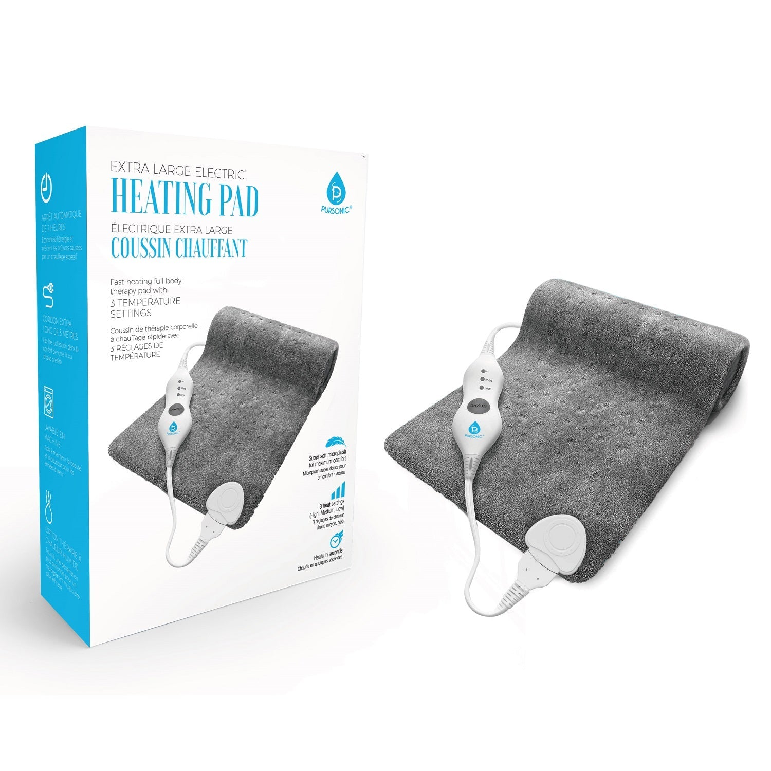 Electric Heating Pad by Pursonic