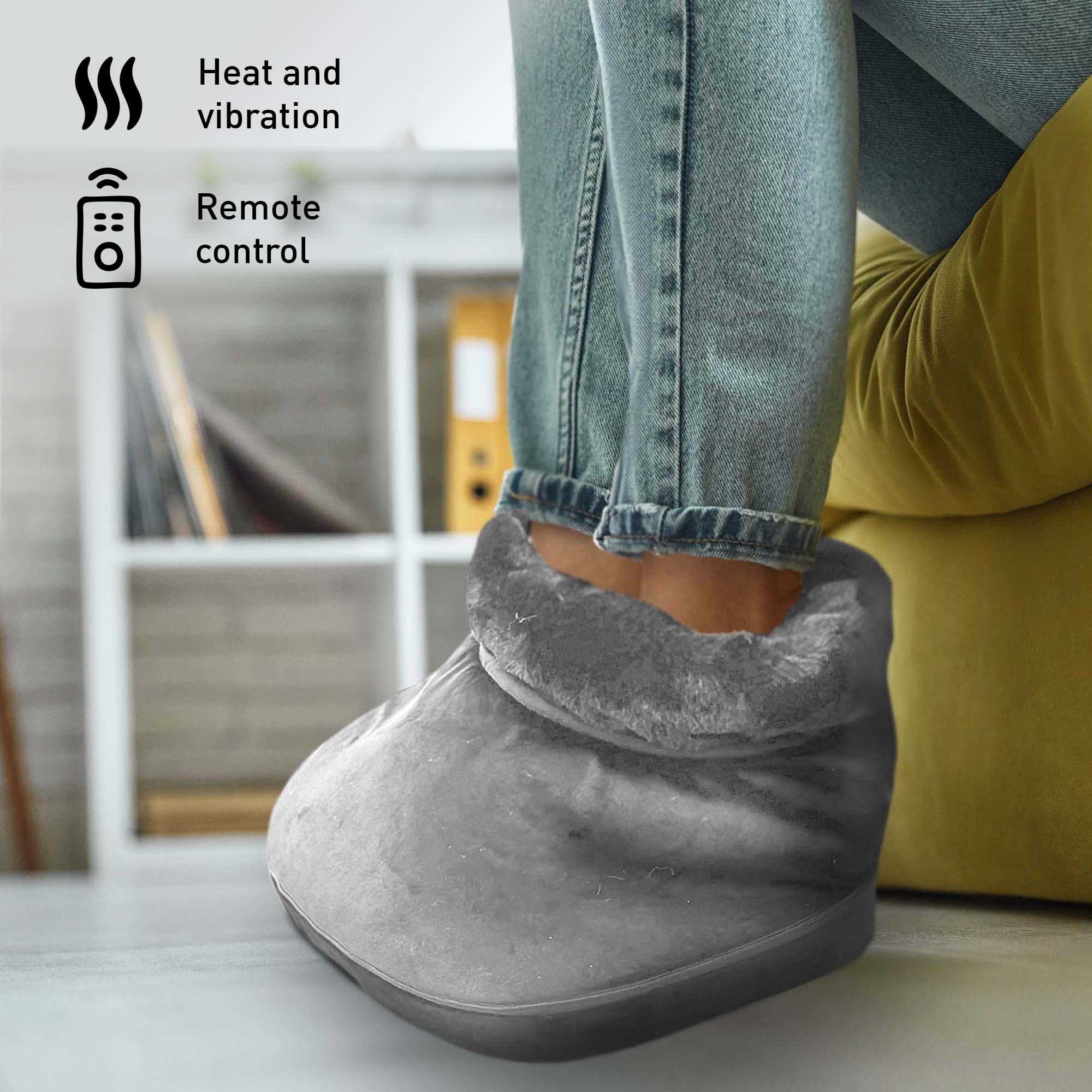 Total Relaxation Pair: Heated Foot Spa & Adjustable Chair Cushion by Pursonic