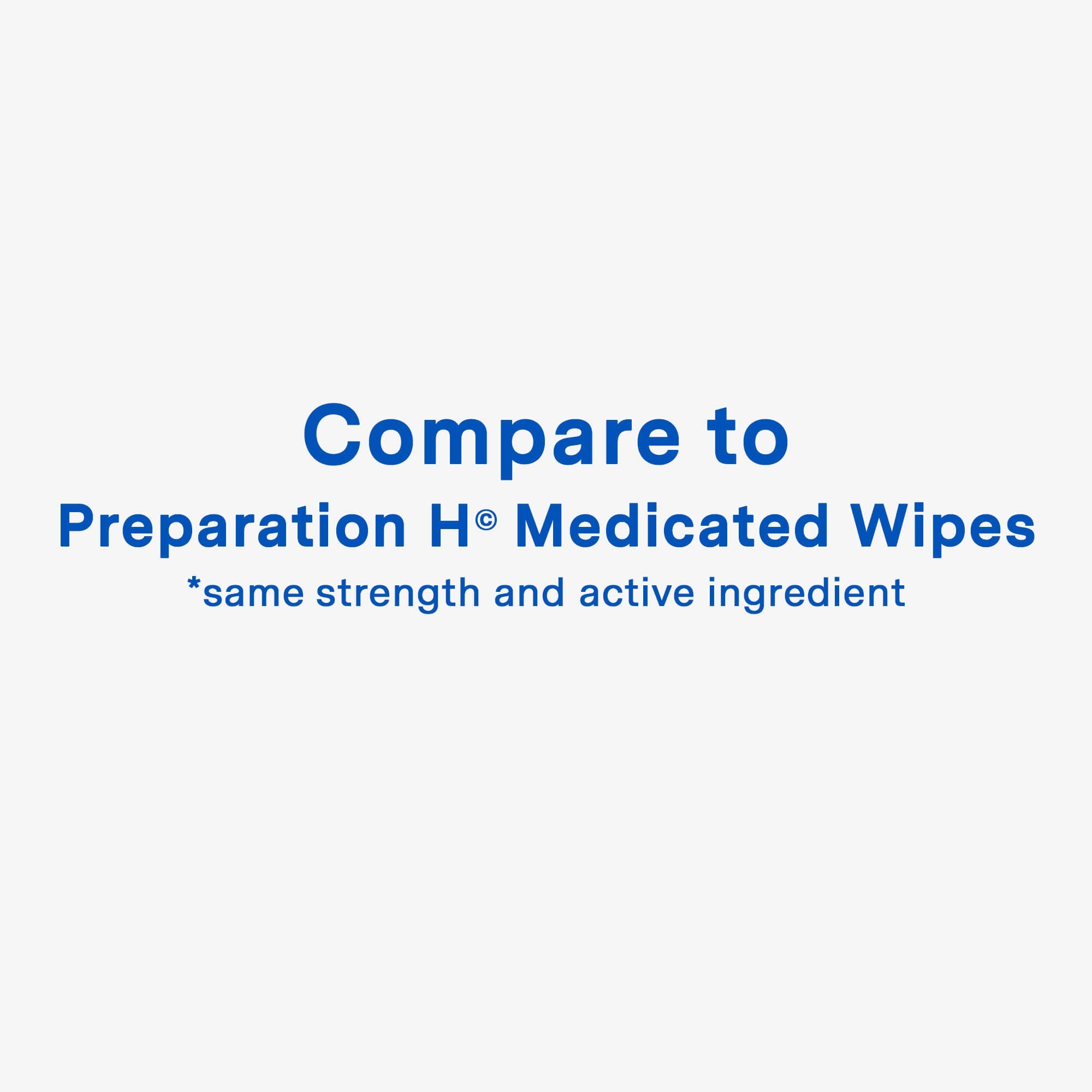 hemorrhoid wipes compare to prep h wipes