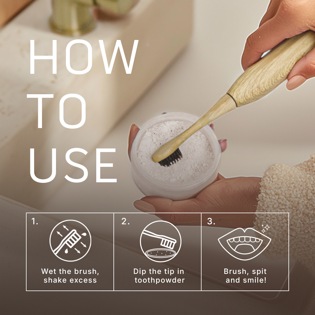 Toothpowder / Powdered Mineral Toothpaste by Primal Life Organic II LLC