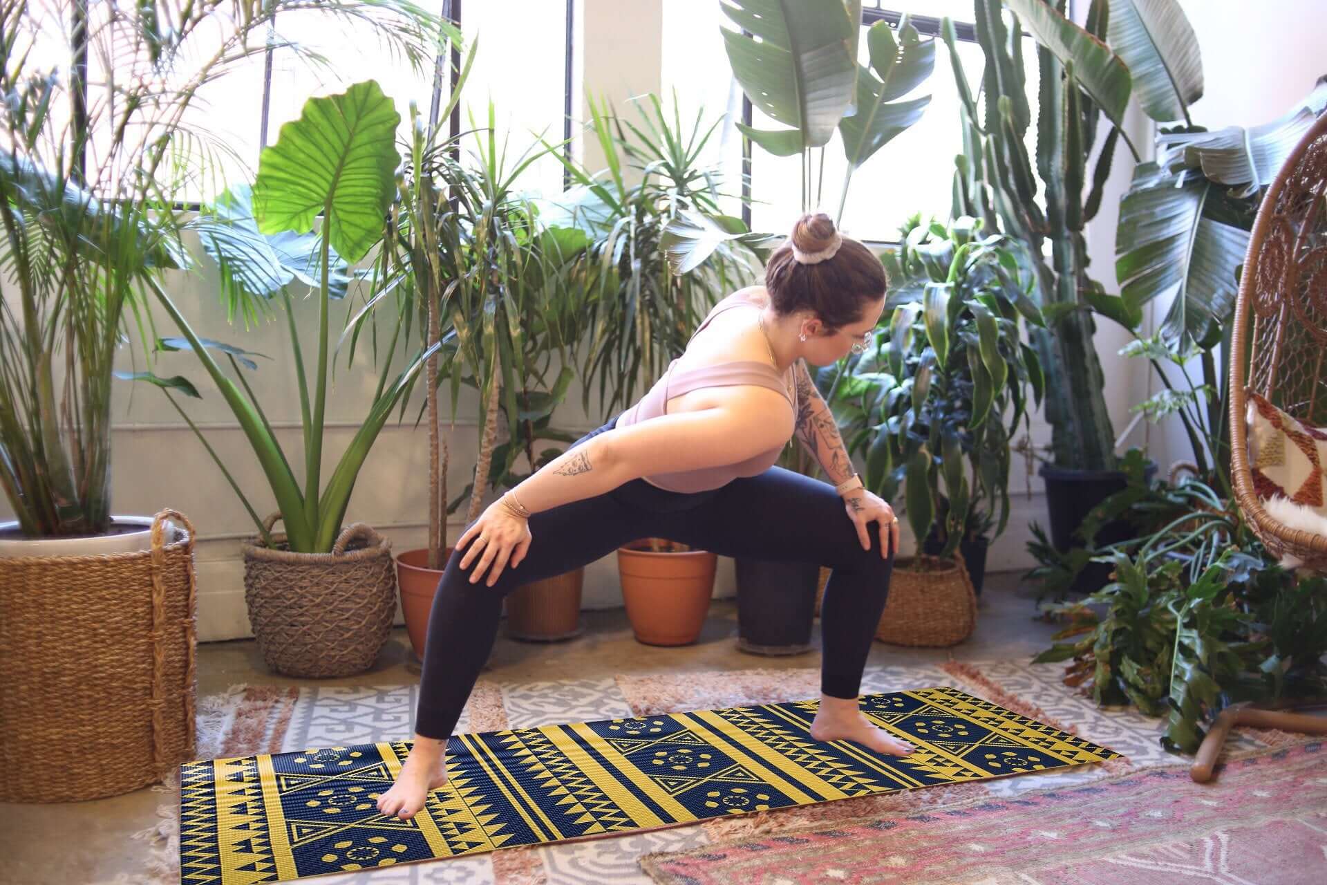 Maji Sports Printed PVC Yoga Mat by Jupiter Gear