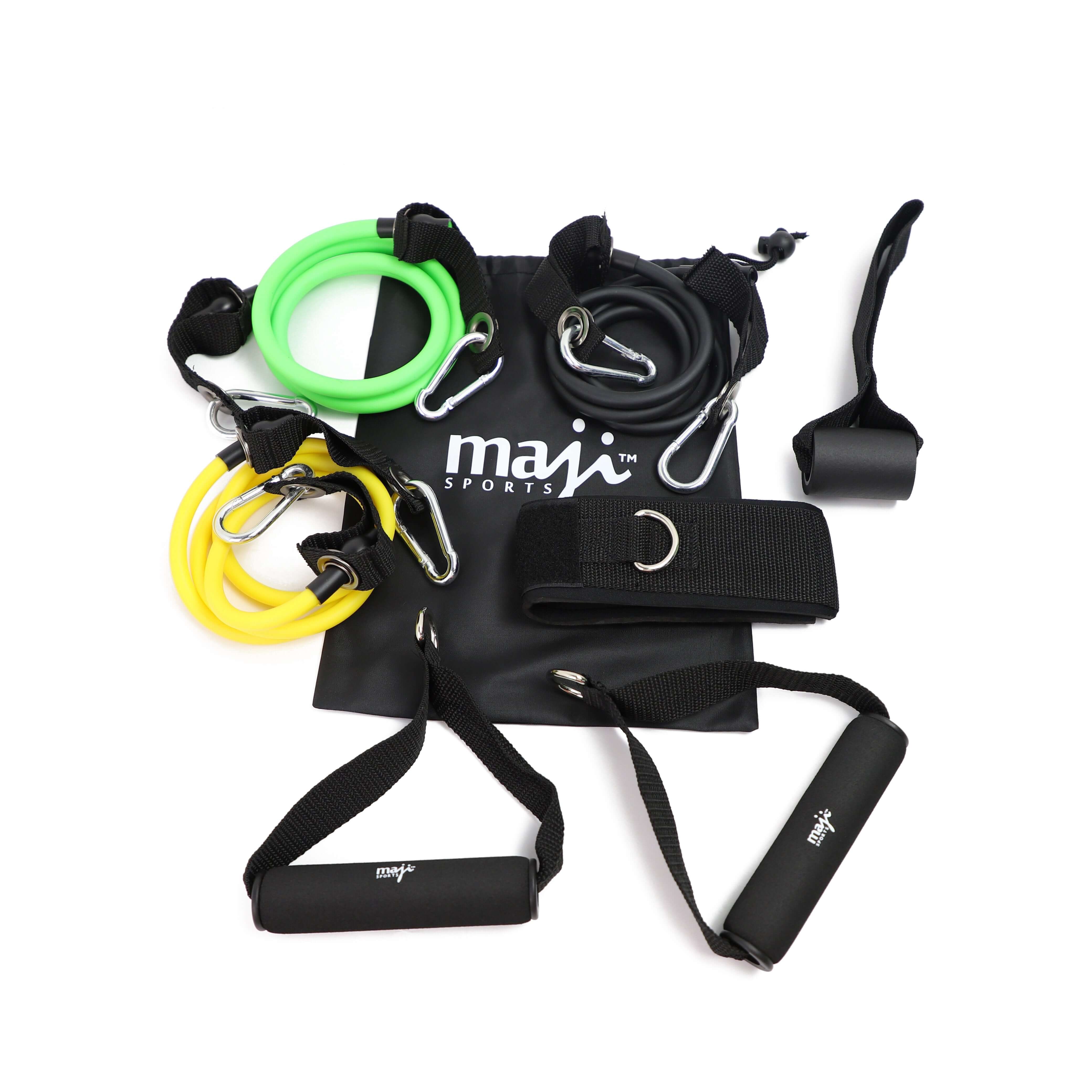 Maji Sports Full-Body Resistance Training Workout Tube Kit by Jupiter Gear