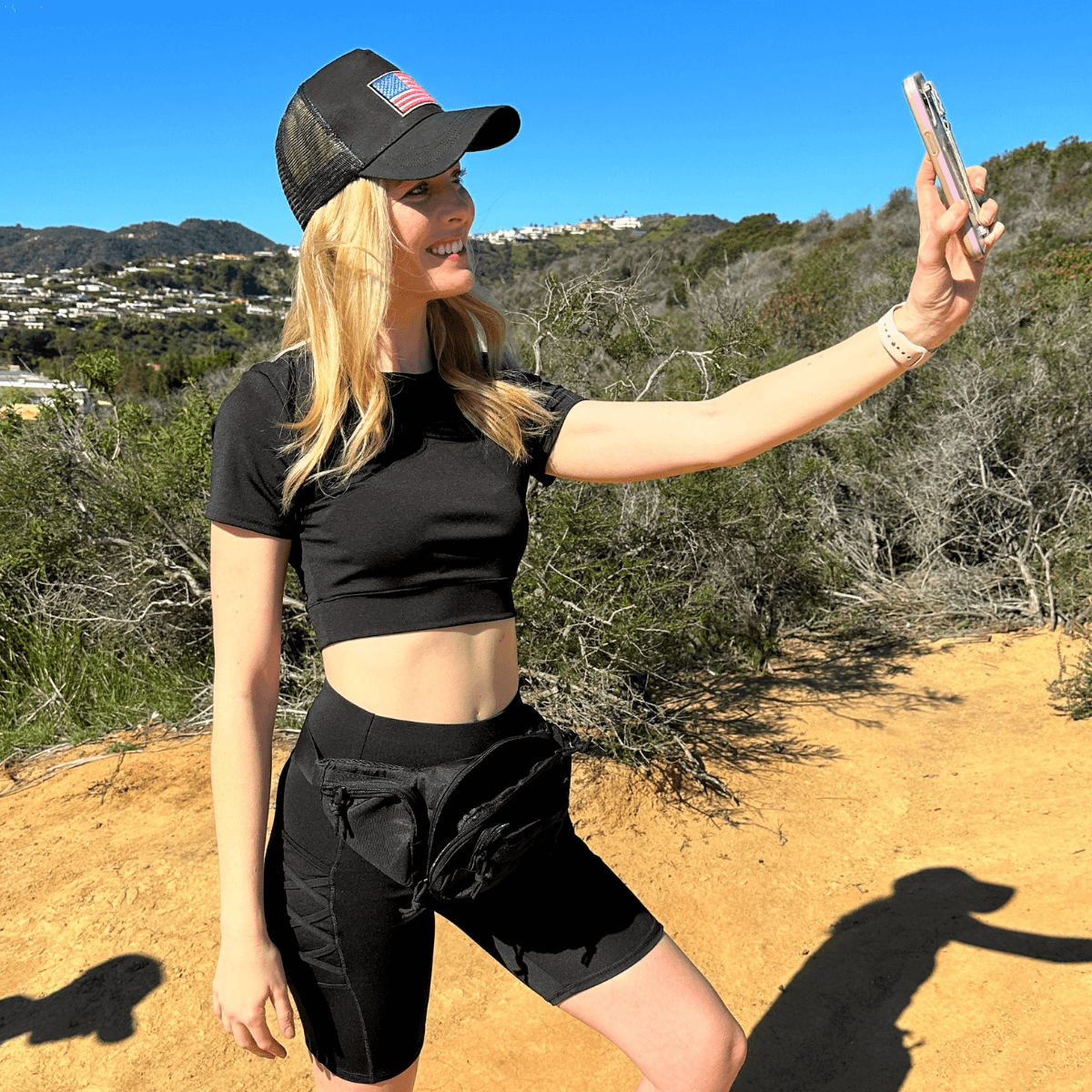 American Flag Trucker Hat with Adjustable Strap by Jupiter Gear