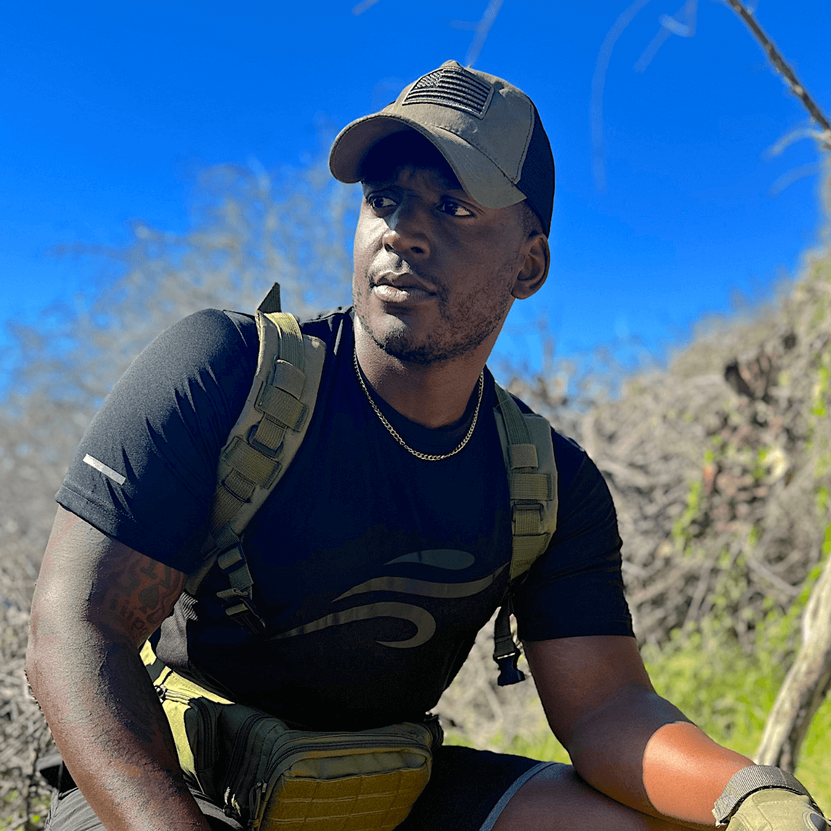 American Flag Trucker Hat with Adjustable Strap by Jupiter Gear