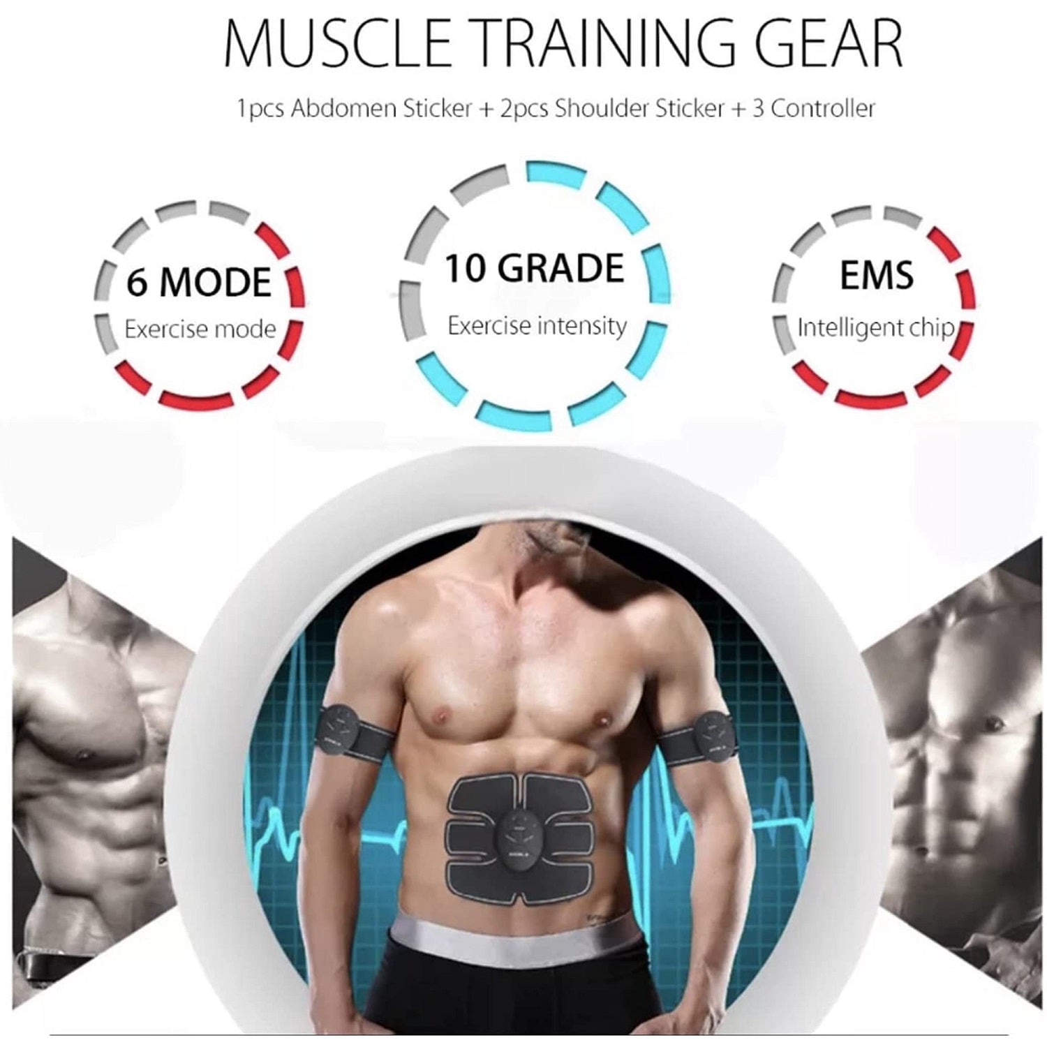 Abdominal Muscle Toner Massager by Pursonic