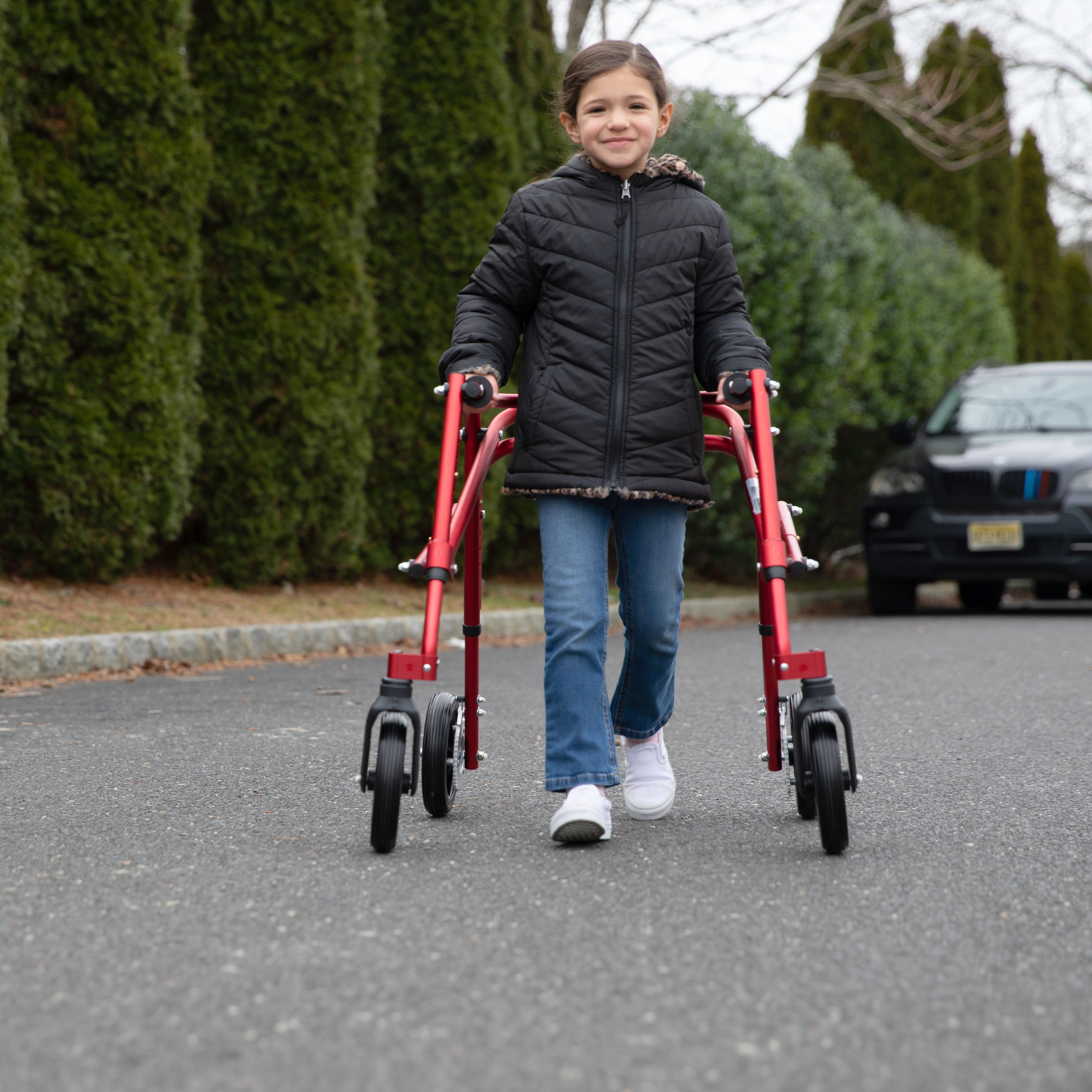 Klip 4W Walker, גלגלי 8 אינץ', מד, כחול